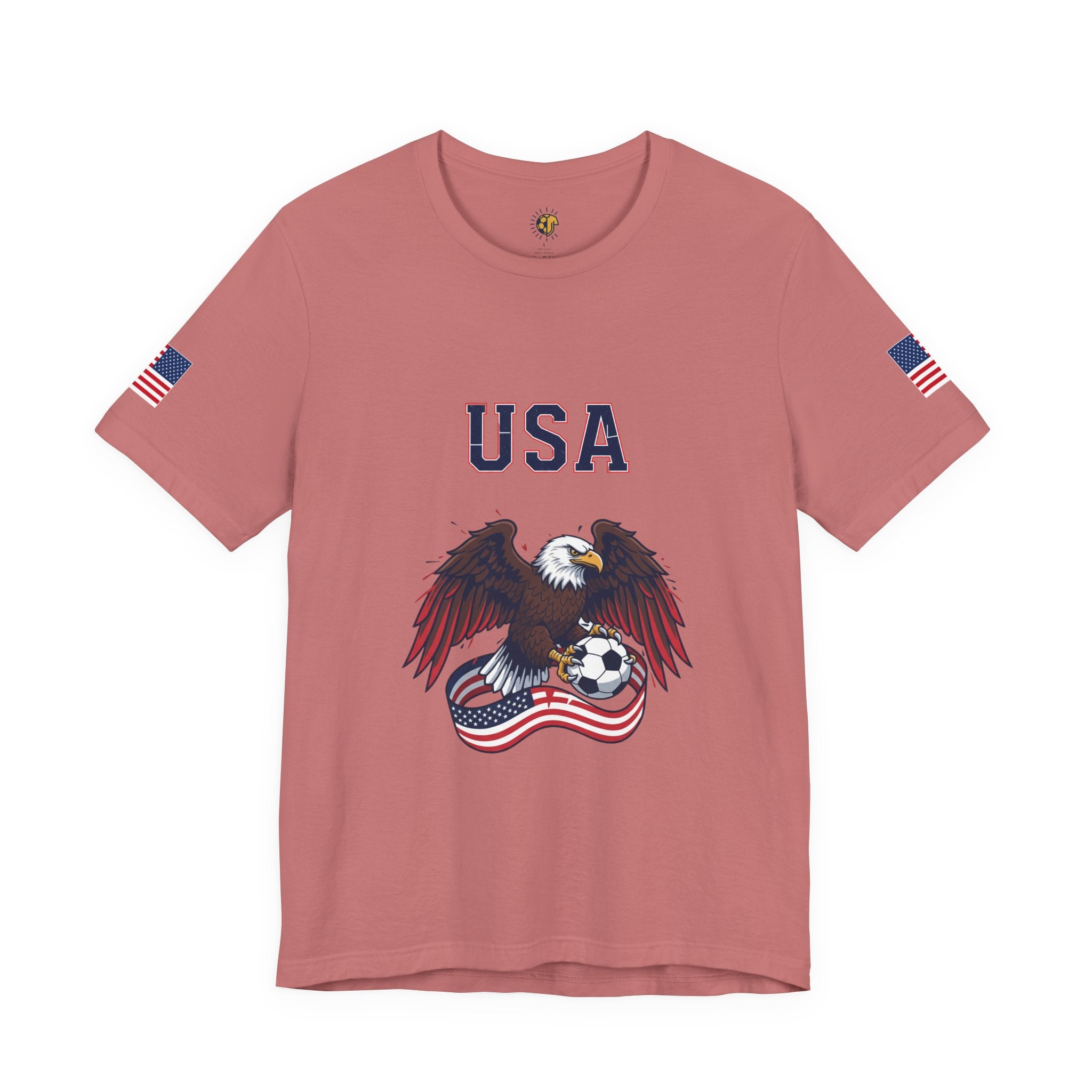 USA Eagle Stadium Football T-Shirt — Patriotic World Cup 2026 Tee