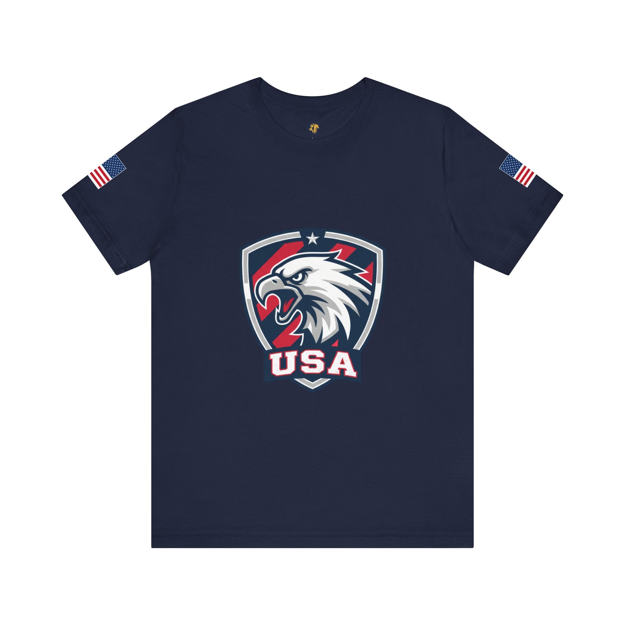 USA Eagle Crest Soccer T-Shirt — Patriotic 4th of July / World Cup 2026