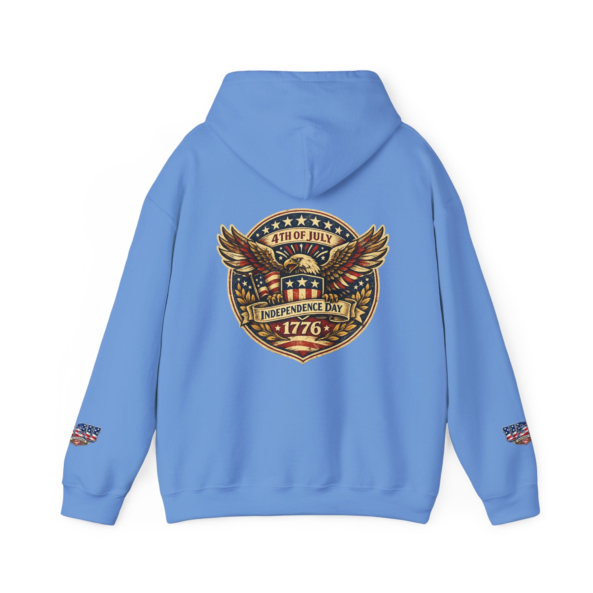 Independence Day 1776 Hoodie – 4th of July Patriotic Eagle Sweatshirt