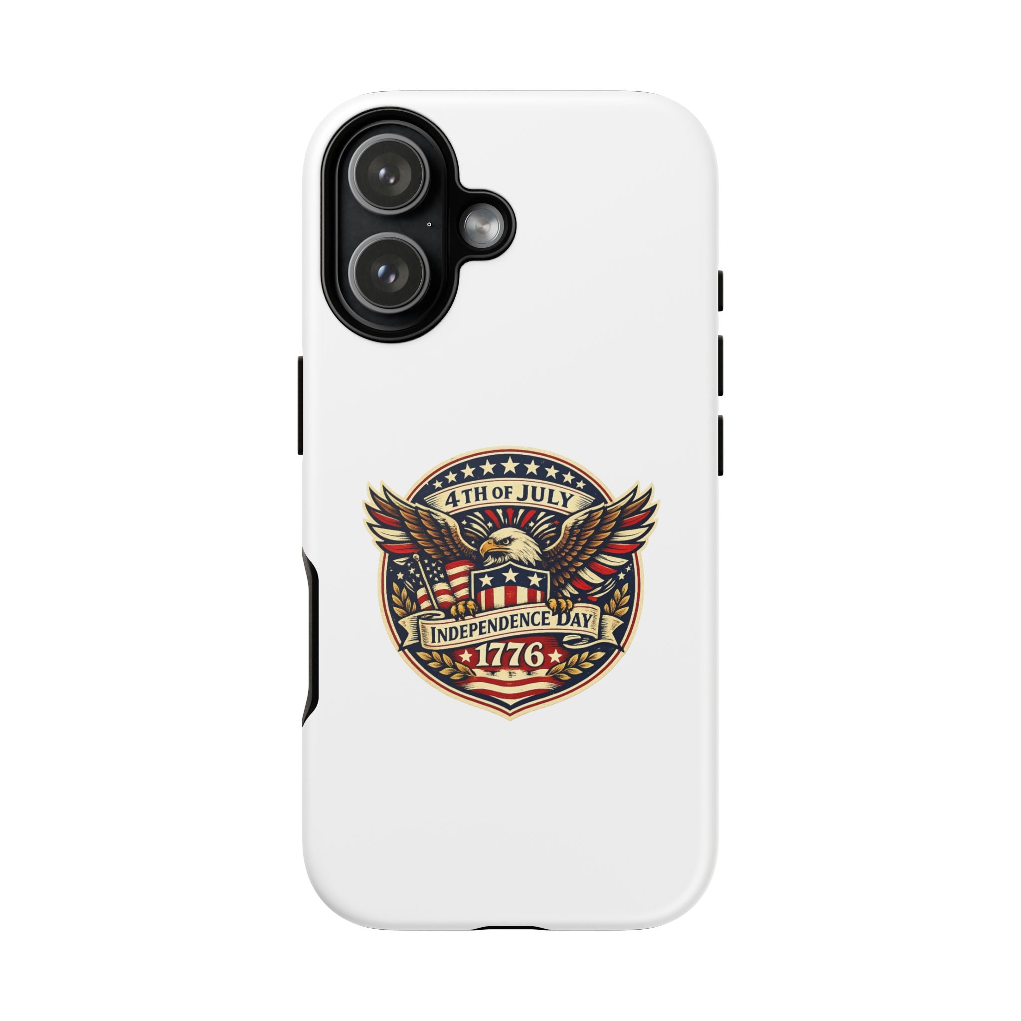Independence Day 1776 Patriotic Phone Case — 4th of July Eagle Shield Design