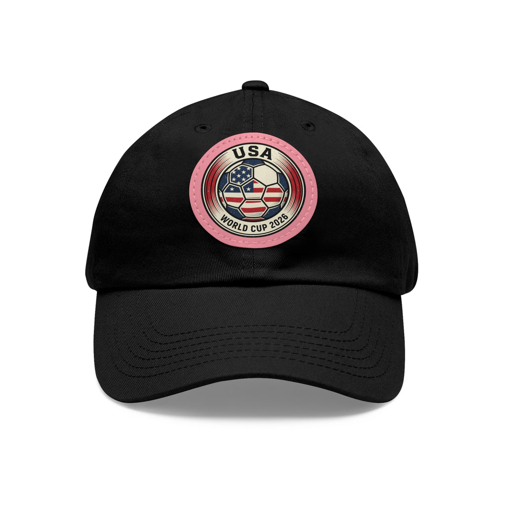 USA World Cup 2026 Leather Patch Dad Hat