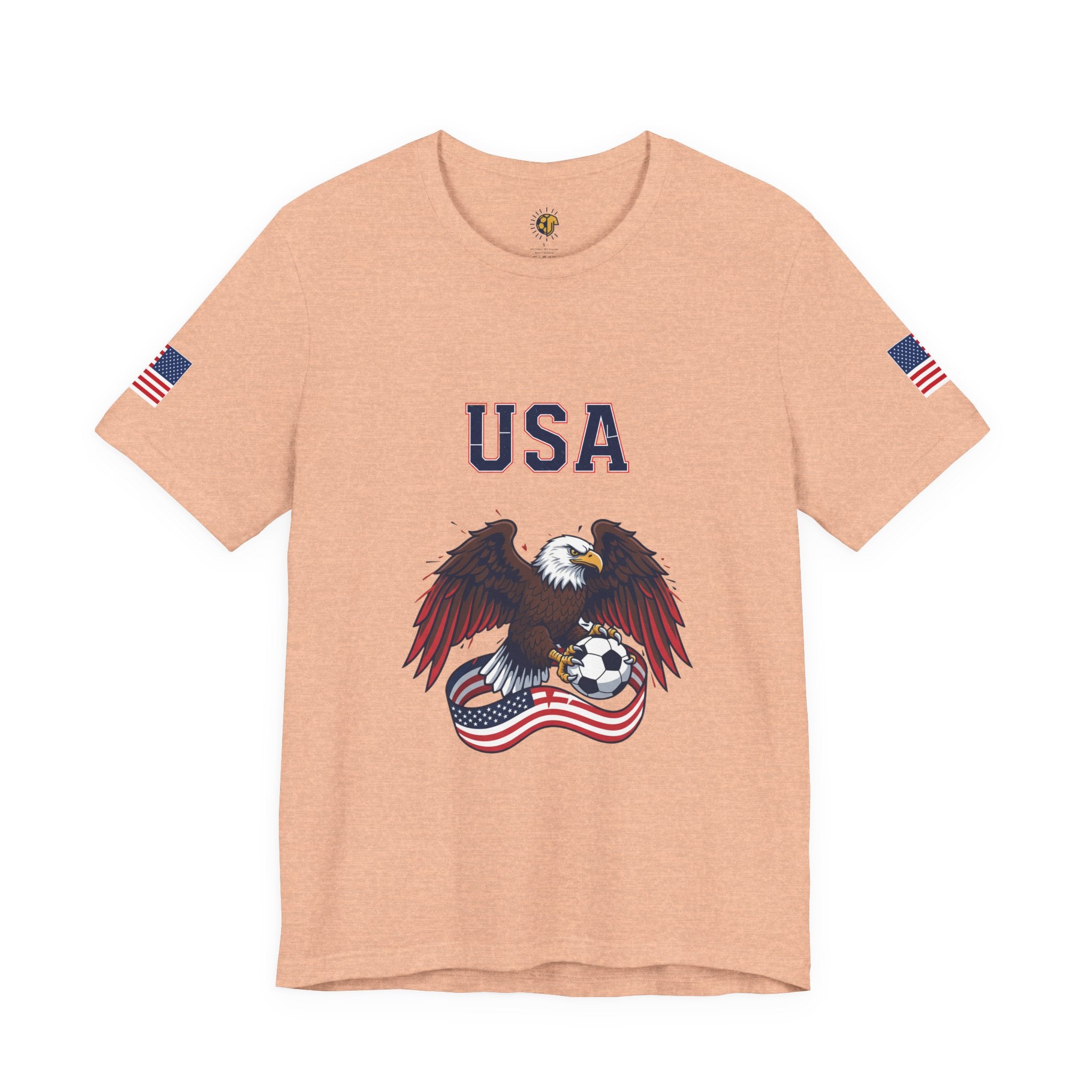 USA Eagle Stadium Football T-Shirt — Patriotic World Cup 2026 Tee