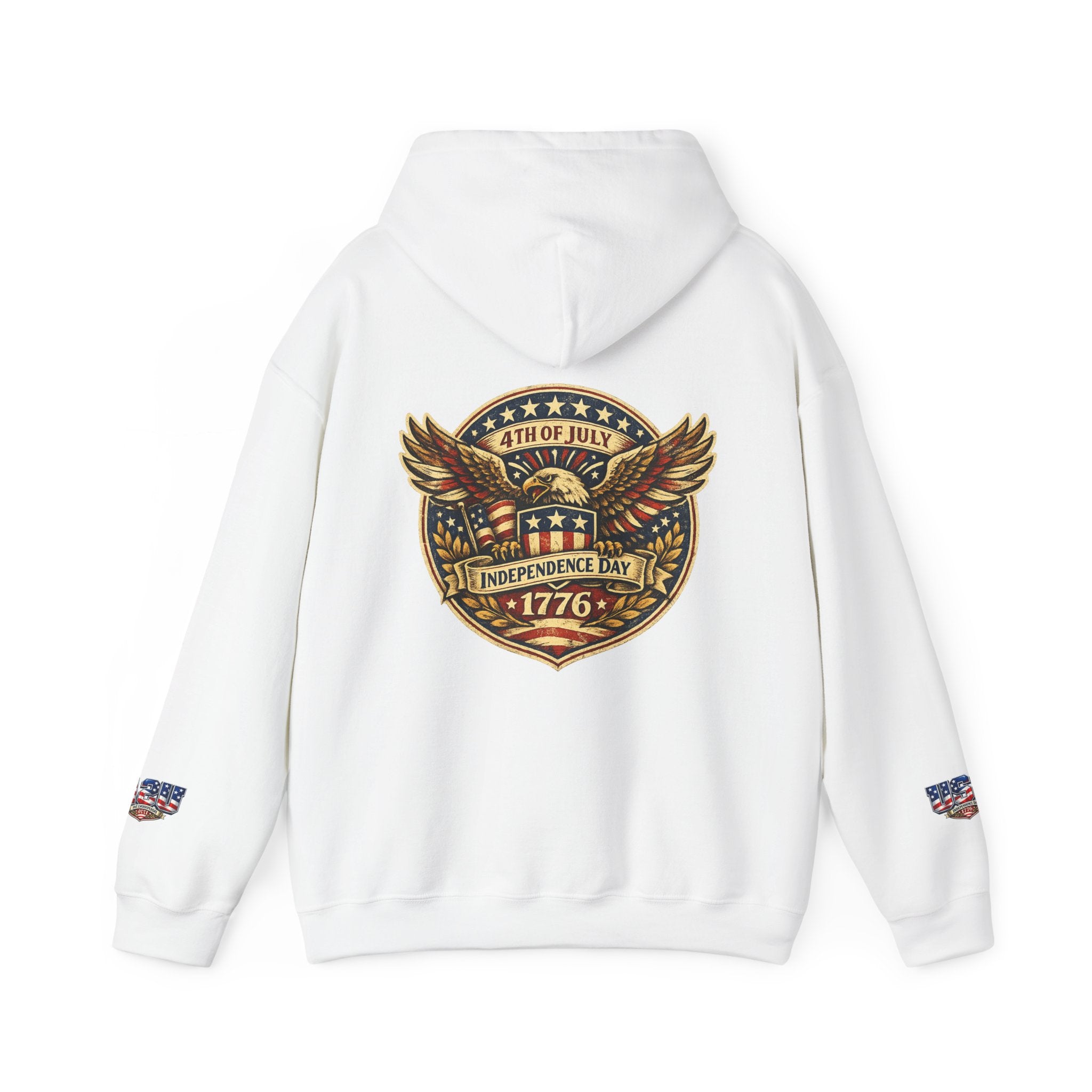 Independence Day 1776 Hoodie – 4th of July Patriotic Eagle Sweatshirt