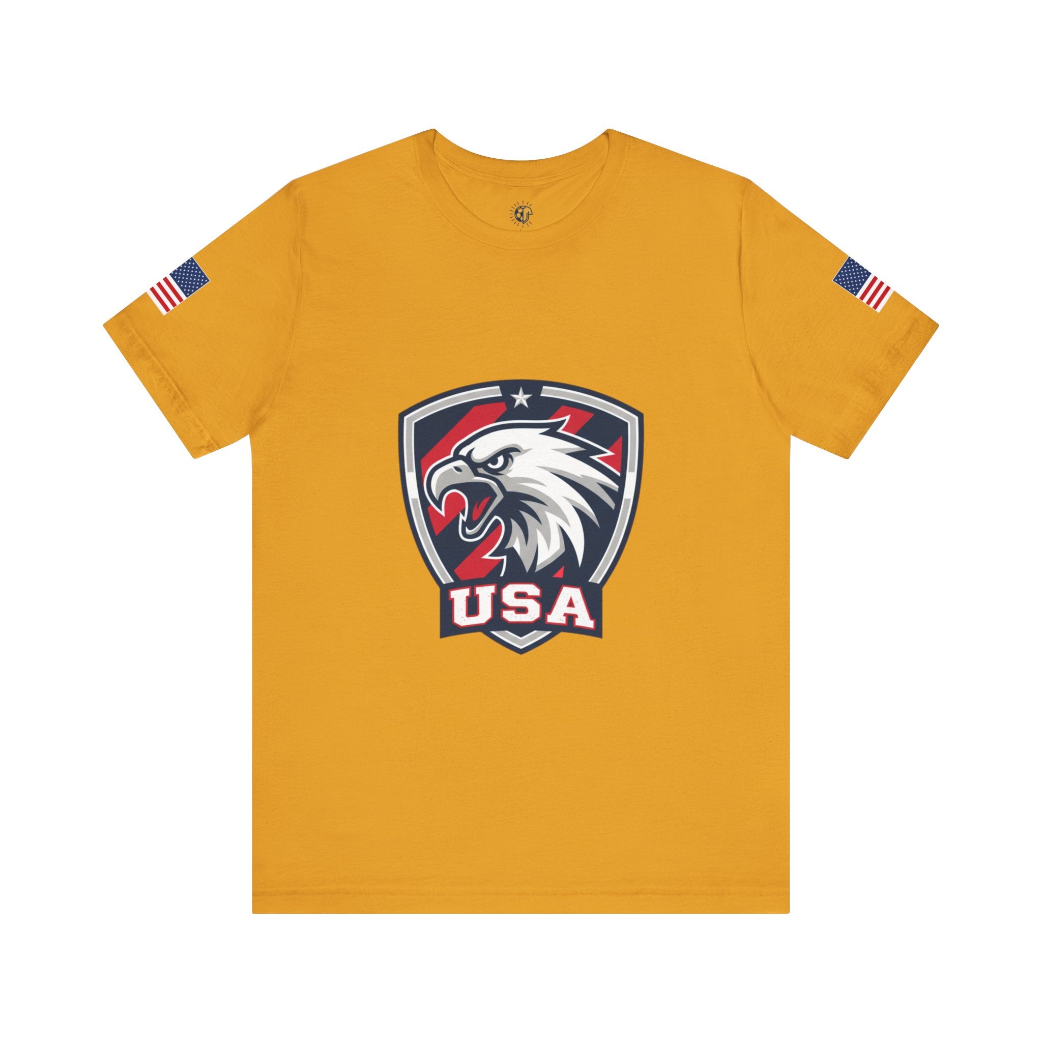 USA Eagle Crest Soccer T-Shirt — Patriotic 4th of July / World Cup 2026