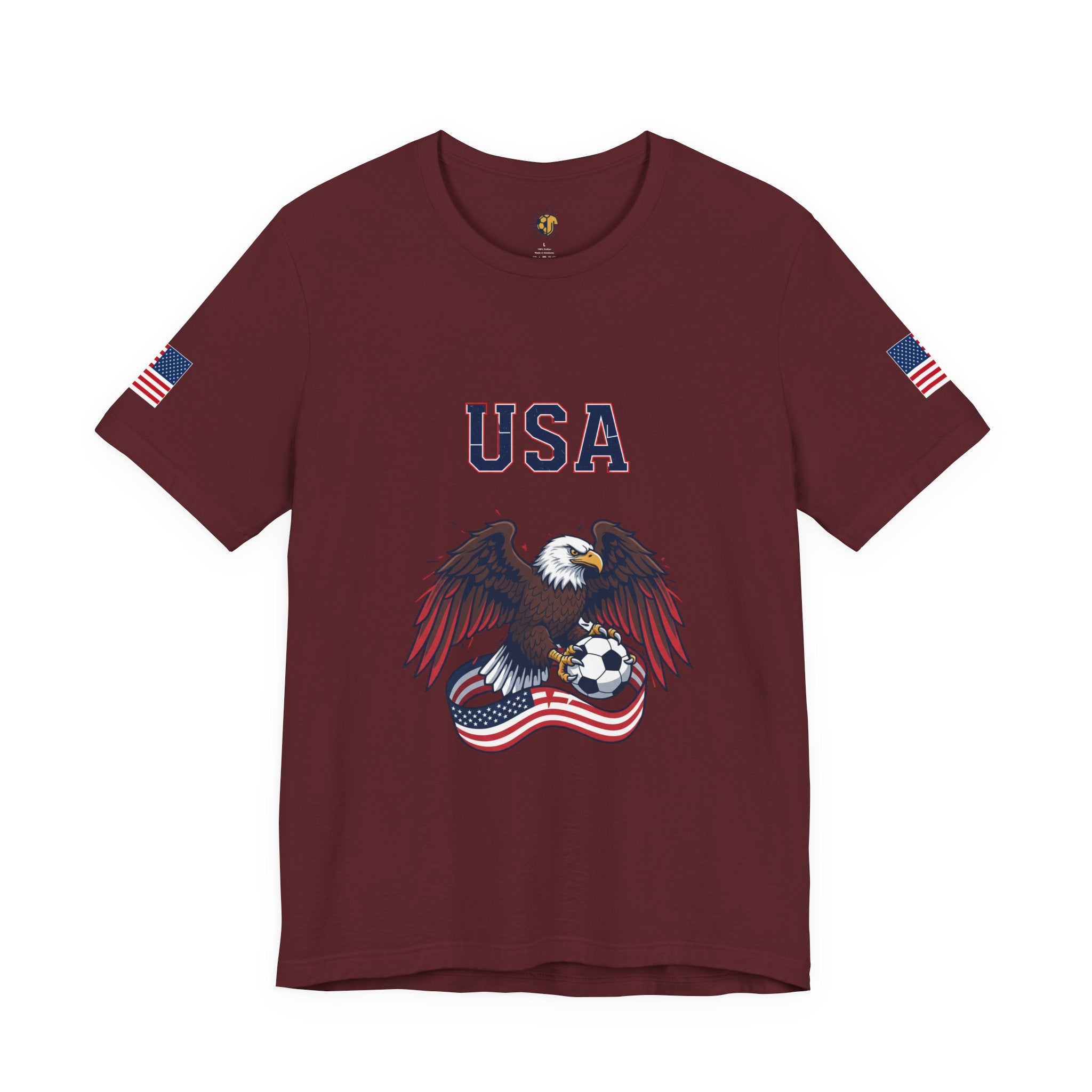 USA Eagle Stadium Football T-Shirt — Patriotic World Cup 2026 Tee