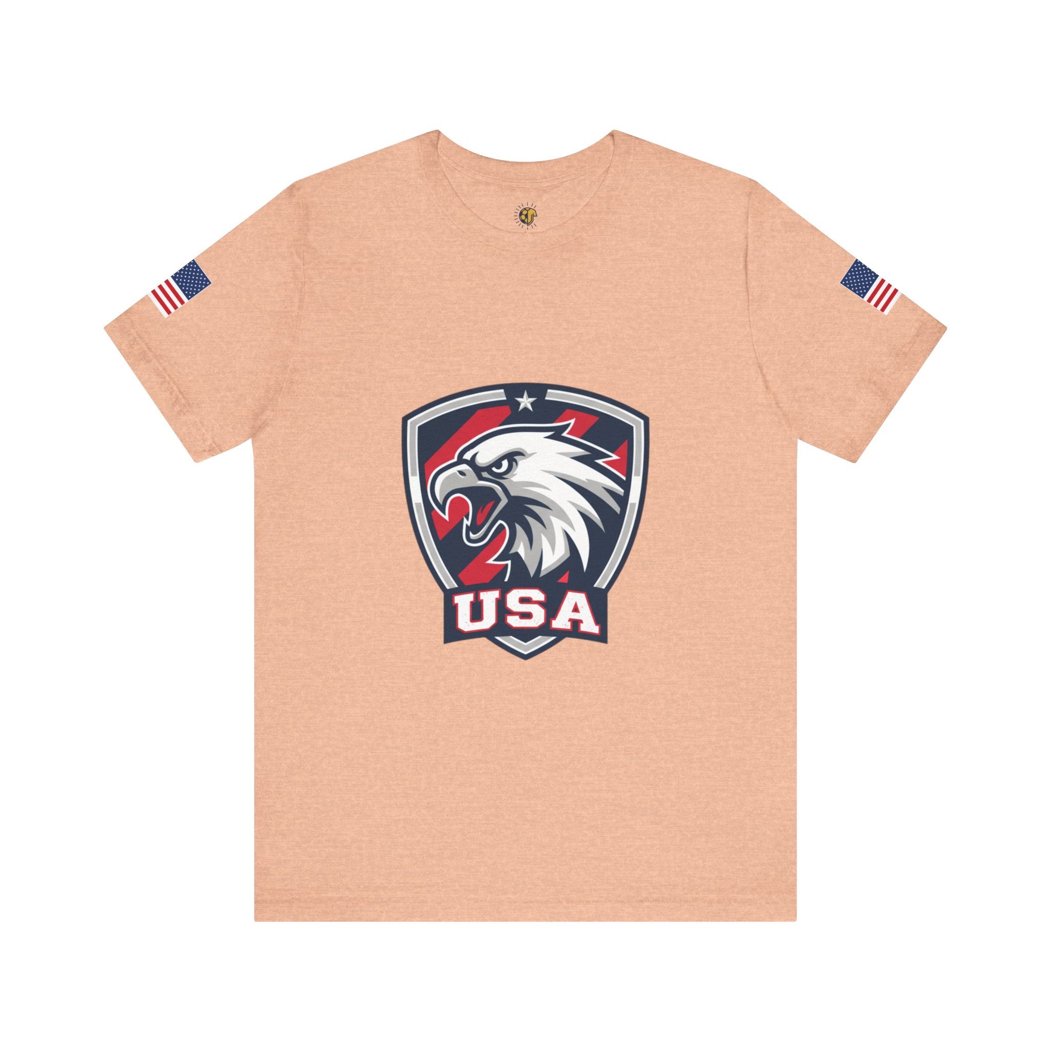 USA Eagle Crest Soccer T-Shirt — Patriotic 4th of July / World Cup 2026