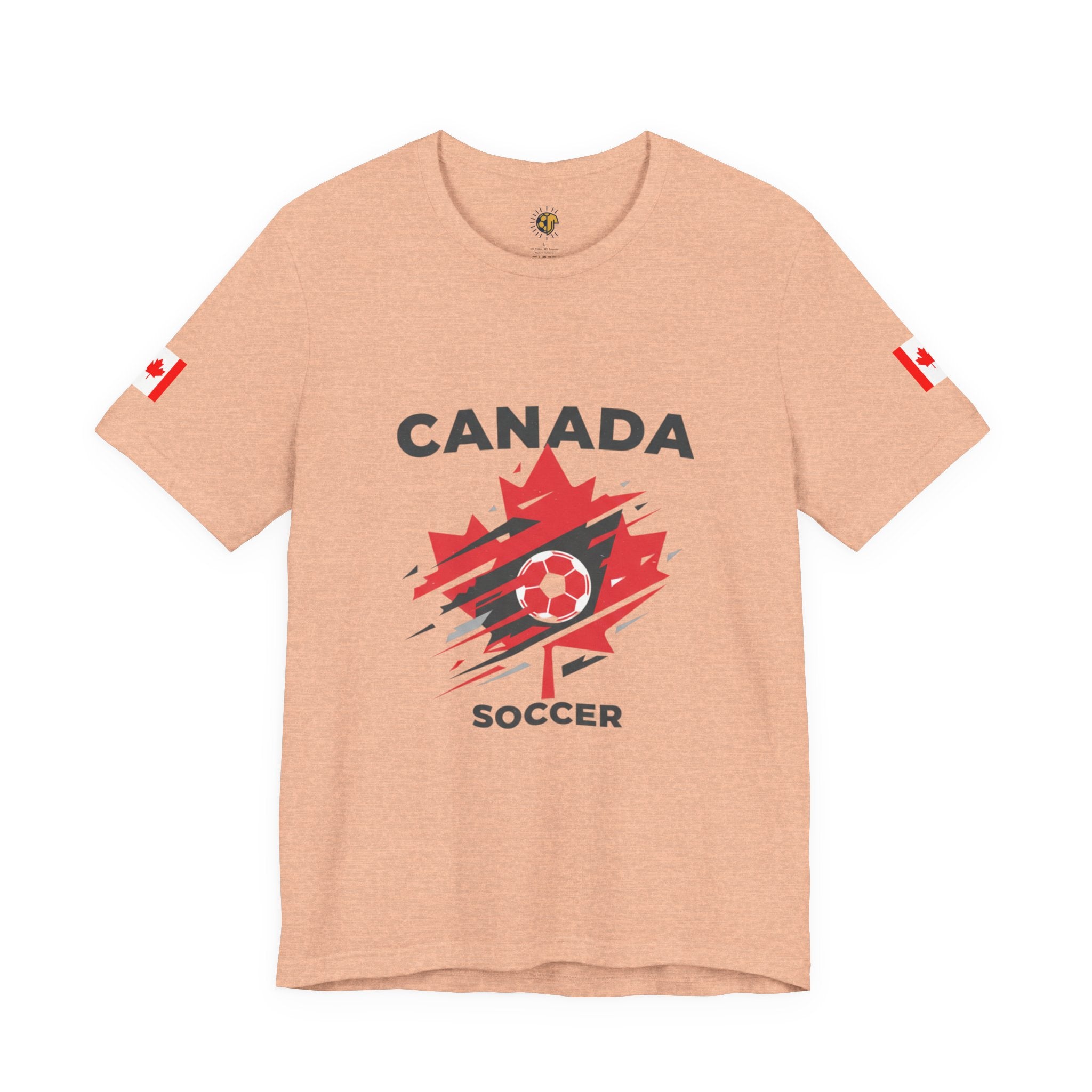 Canada Soccer Maple Leaf Tee — Canadian World Cup 2026 Fan Shirt