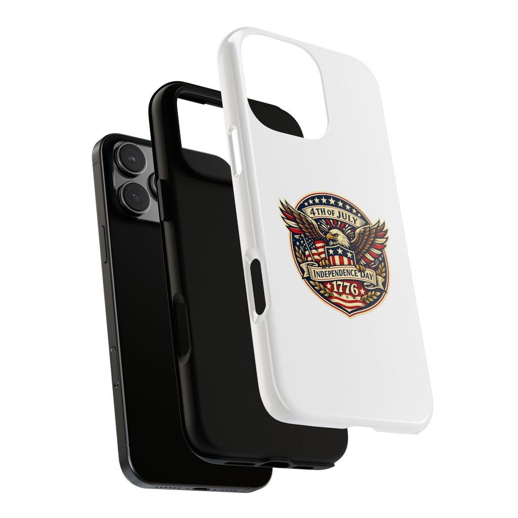 Independence Day 1776 Patriotic Phone Case — 4th of July Eagle Shield Design
