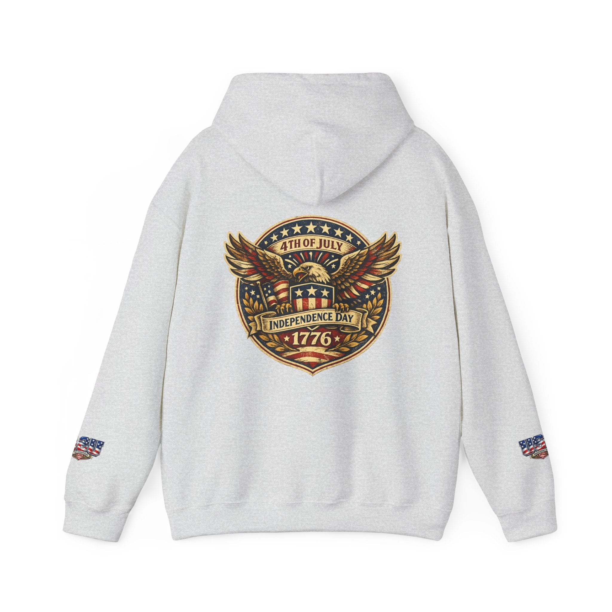 Independence Day 1776 Hoodie – 4th of July Patriotic Eagle Sweatshirt