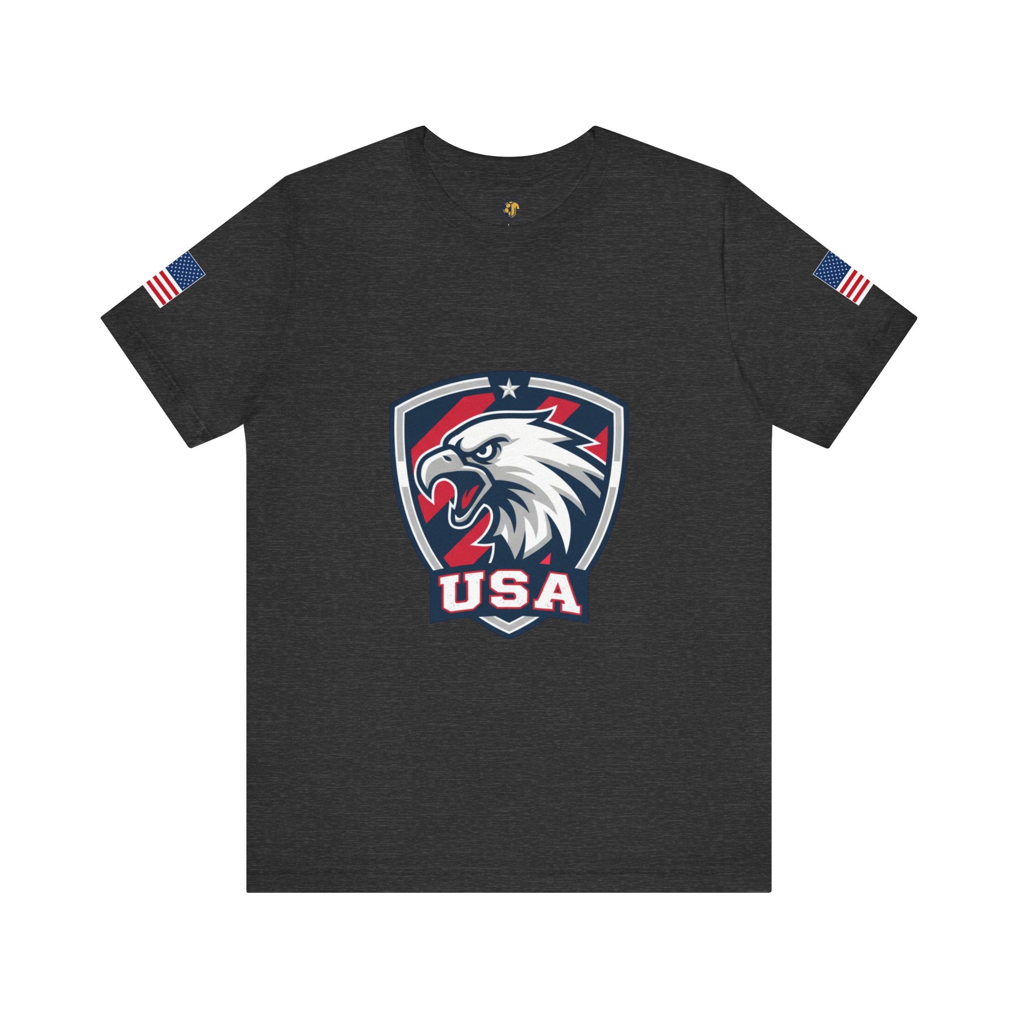 USA Eagle Crest Soccer T-Shirt — Patriotic 4th of July / World Cup 2026