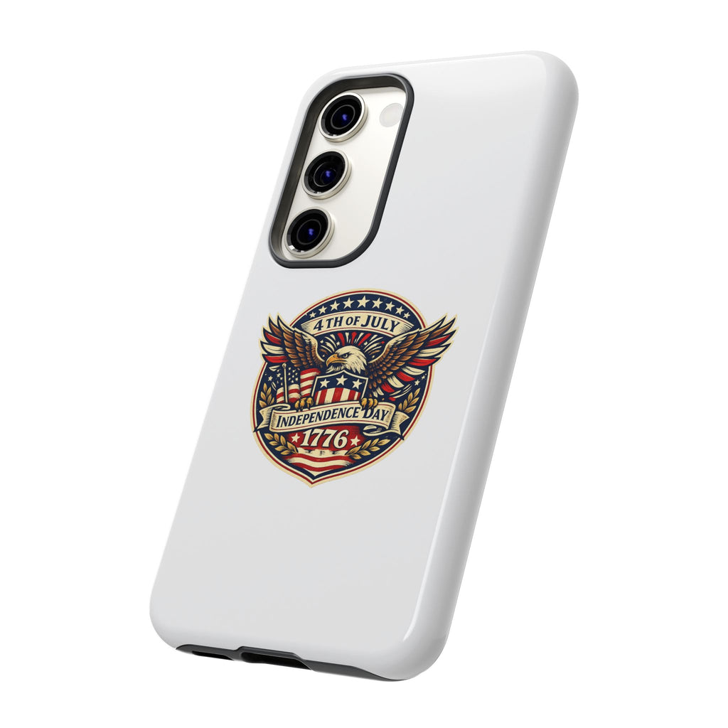 Independence Day 1776 Patriotic Phone Case — 4th of July Eagle Shield Design
