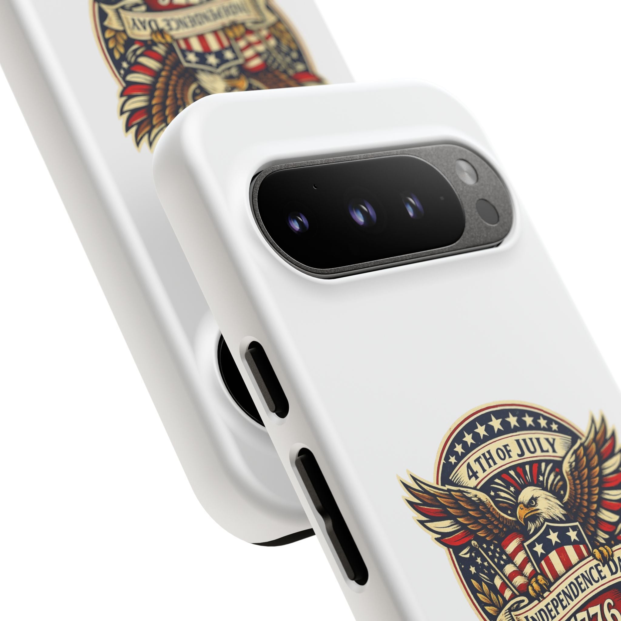 Independence Day 1776 Patriotic Phone Case — 4th of July Eagle Shield Design