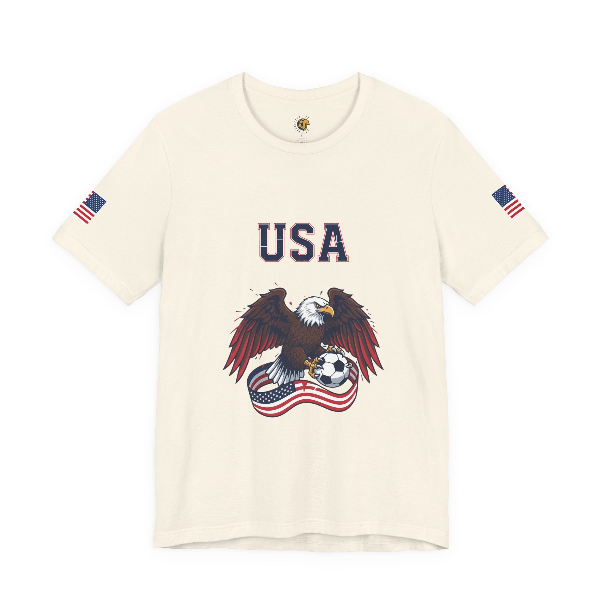 USA Eagle Stadium Football T-Shirt — Patriotic World Cup 2026 Tee