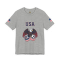 USA Eagle Stadium Football T-Shirt — Patriotic World Cup 2026 Tee