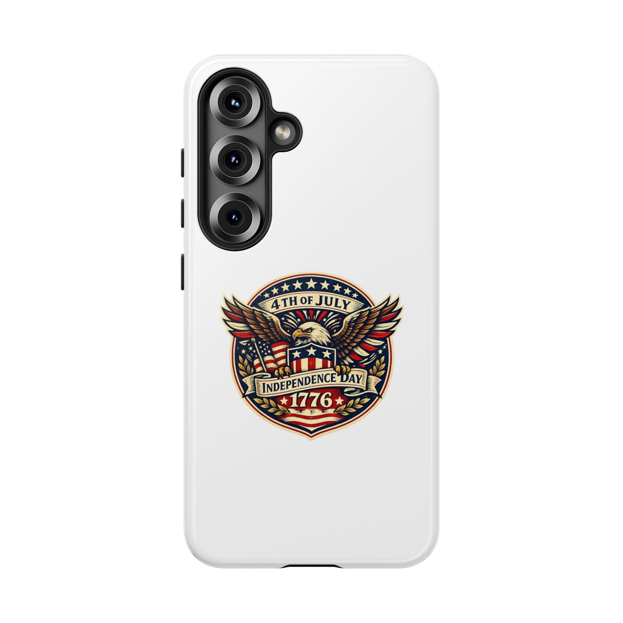 Independence Day 1776 Patriotic Phone Case — 4th of July Eagle Shield Design