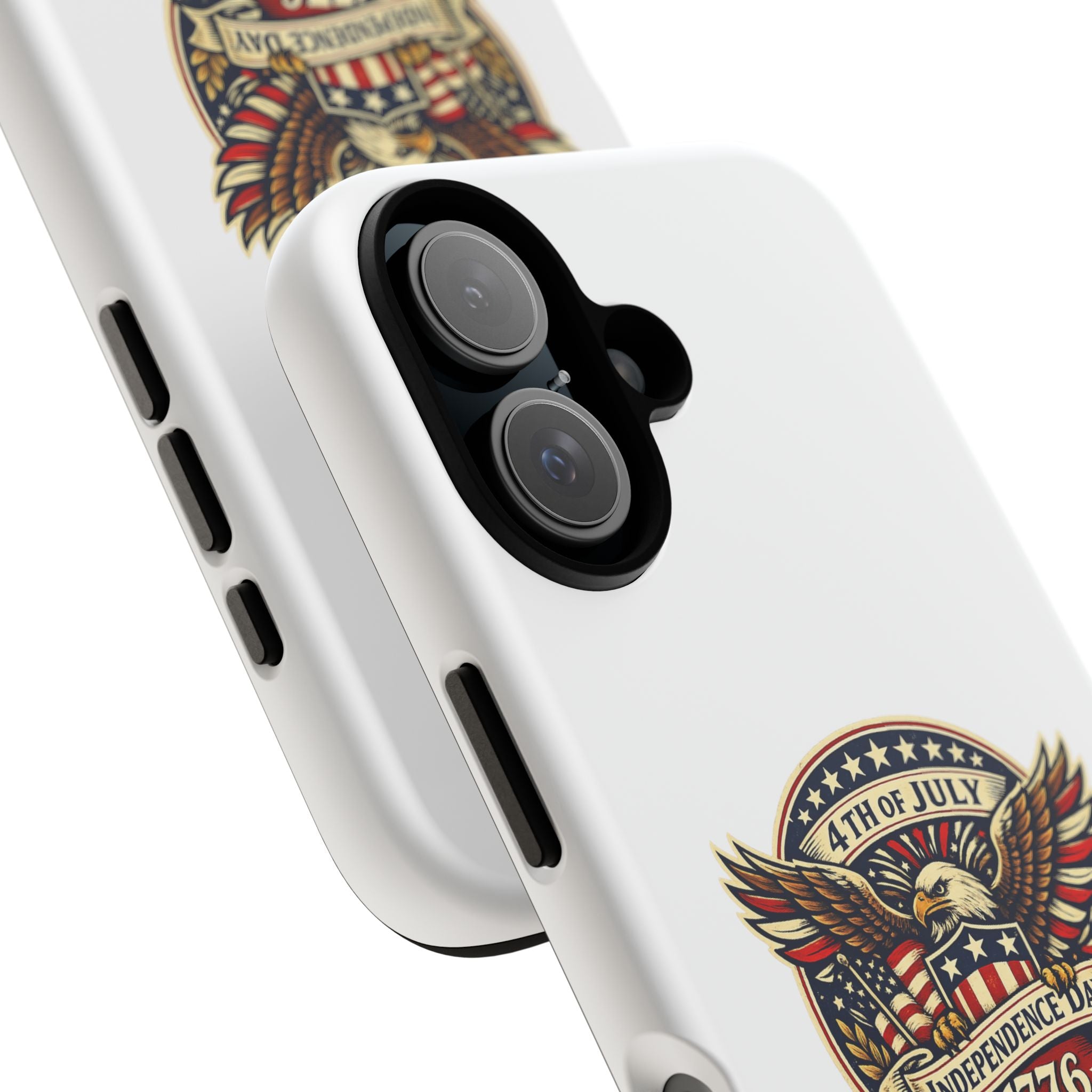 Independence Day 1776 Patriotic Phone Case — 4th of July Eagle Shield Design