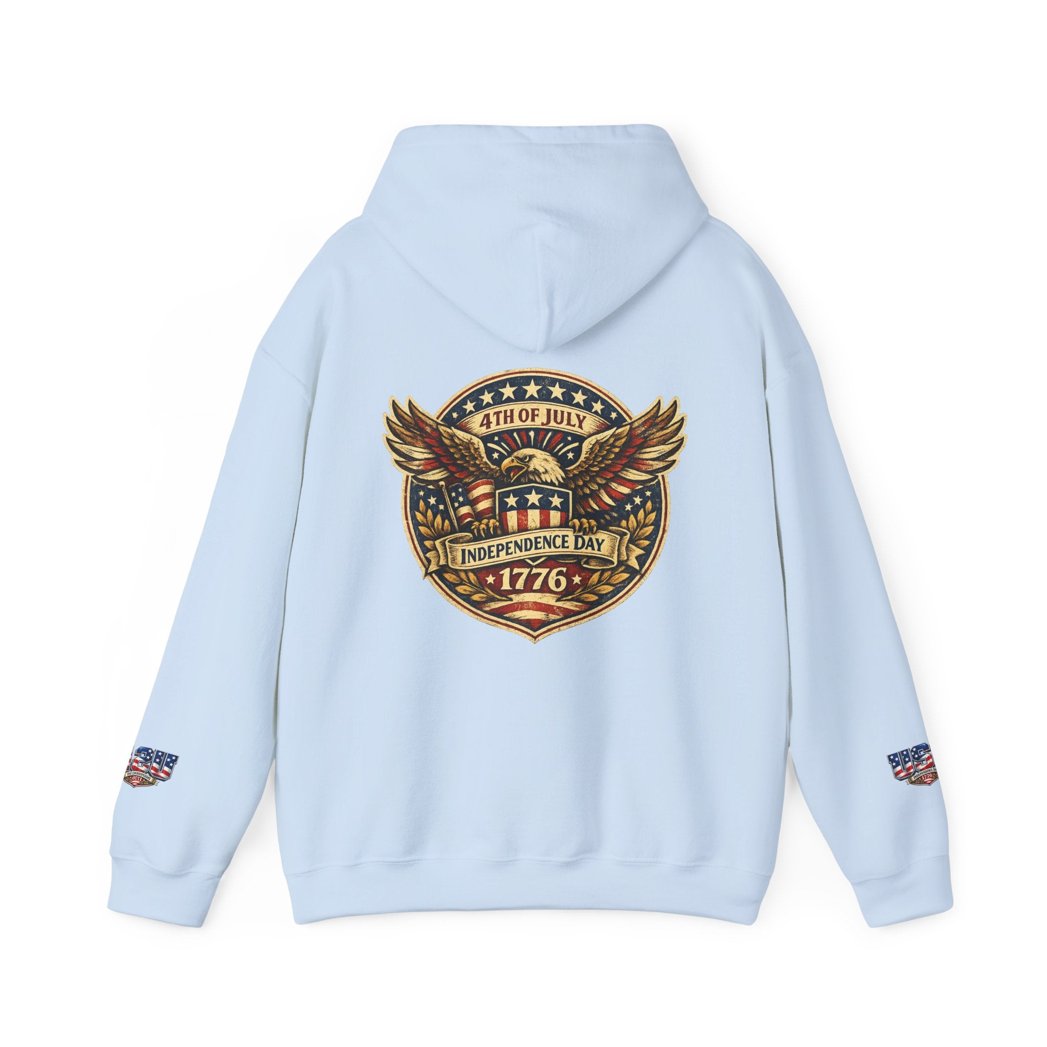 Independence Day 1776 Hoodie – 4th of July Patriotic Eagle Sweatshirt