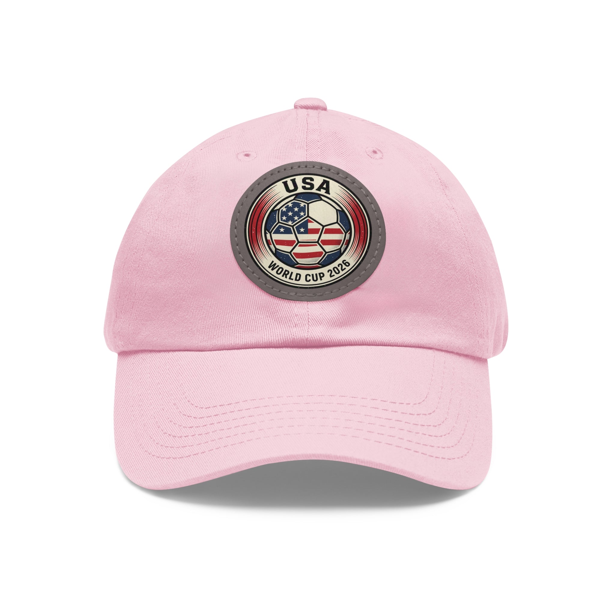 USA World Cup 2026 Leather Patch Dad Hat