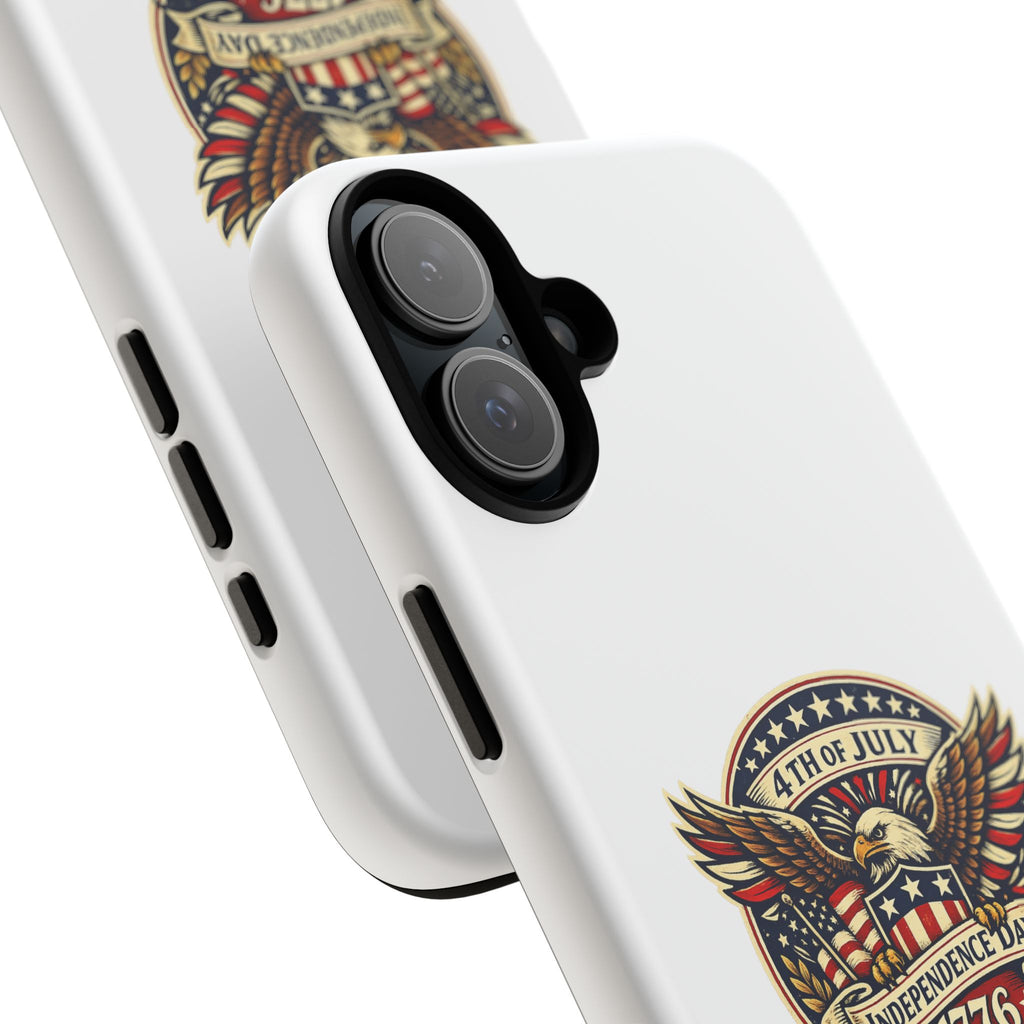 Independence Day 1776 Patriotic Phone Case — 4th of July Eagle Shield Design