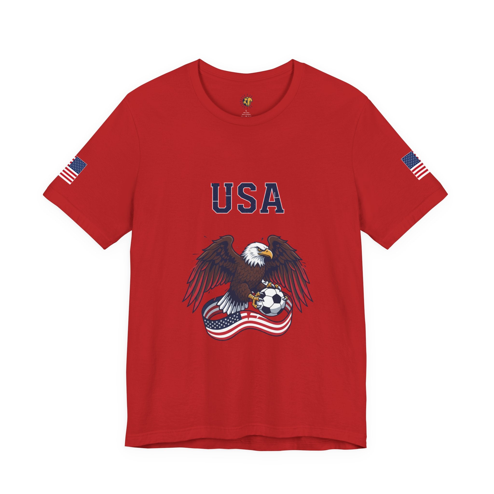 USA Eagle Stadium Football T-Shirt — Patriotic World Cup 2026 Tee