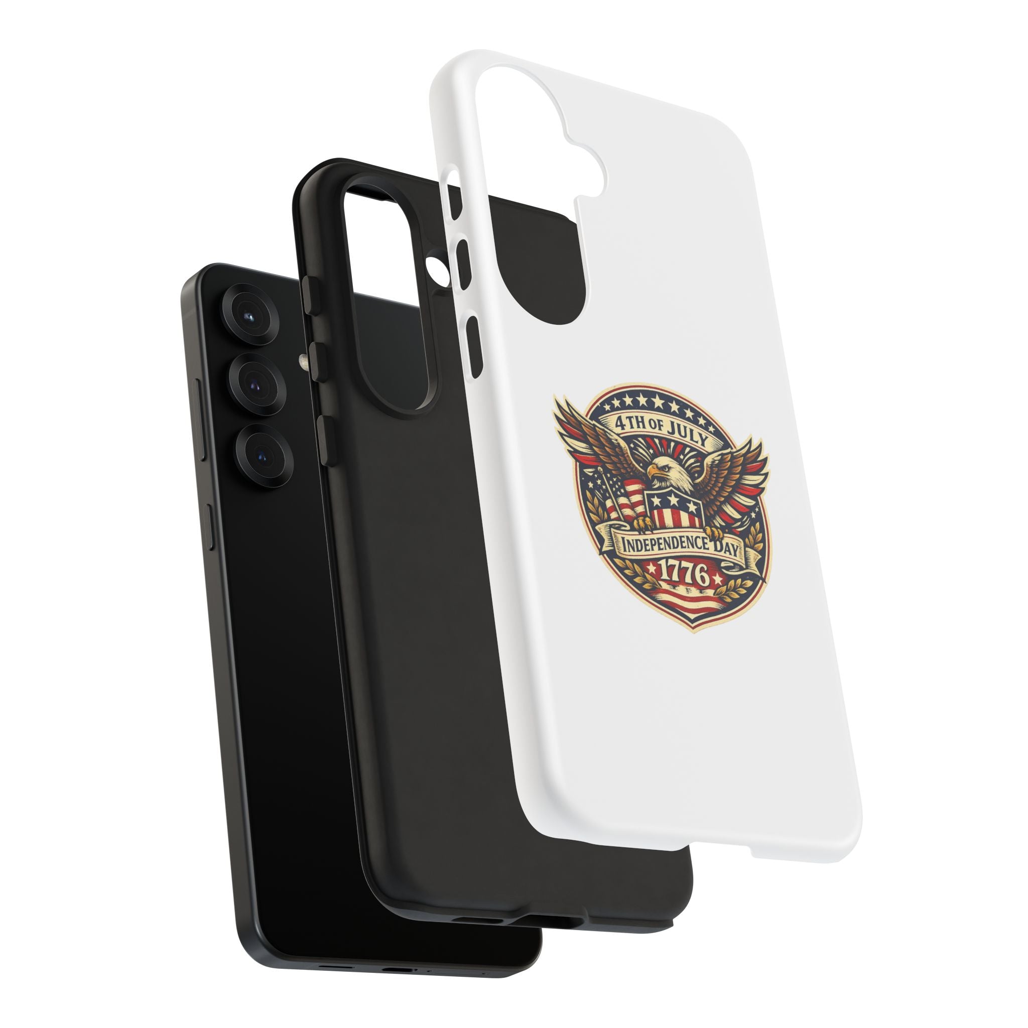 Independence Day 1776 Patriotic Phone Case — 4th of July Eagle Shield Design