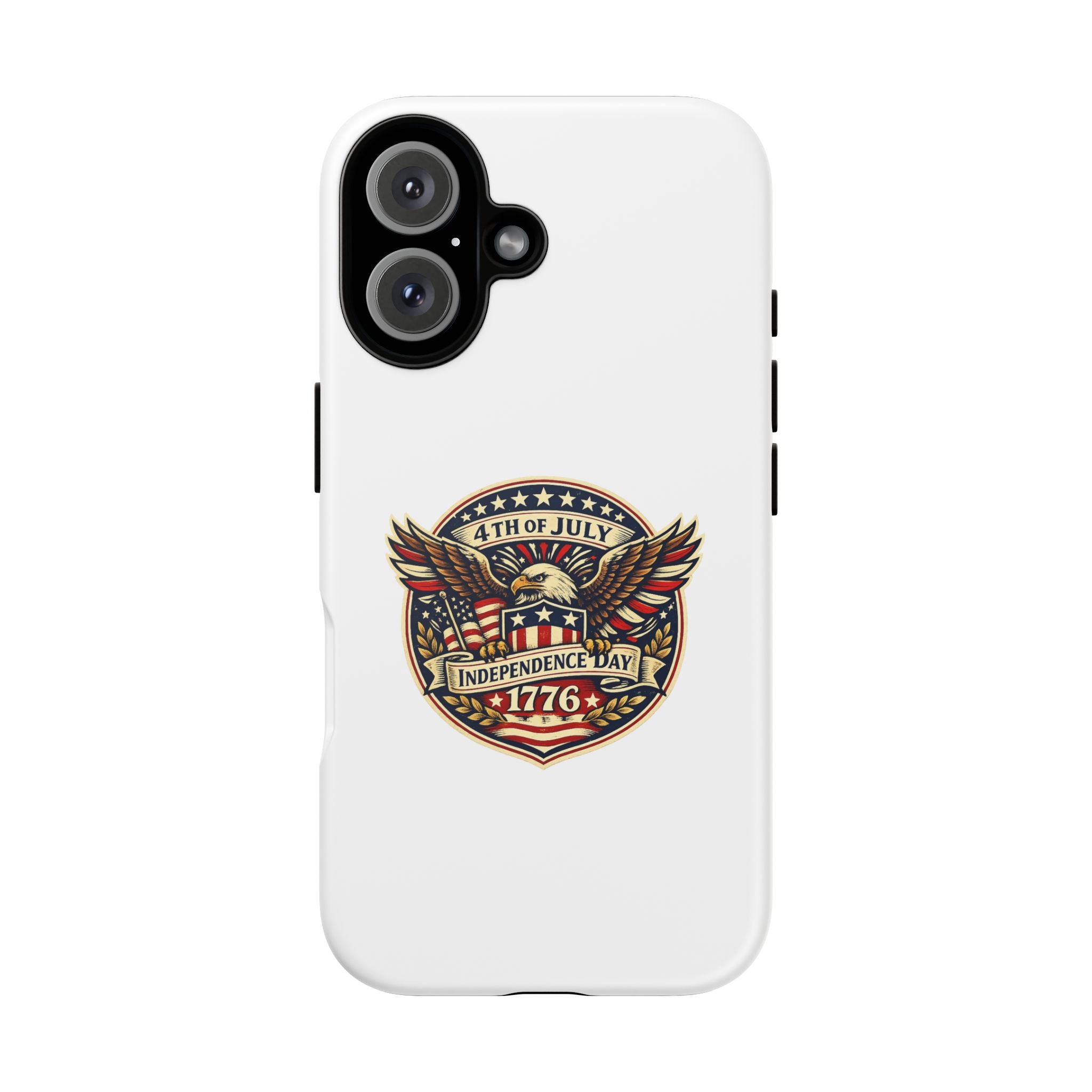 Independence Day 1776 Patriotic Phone Case — 4th of July Eagle Shield Design