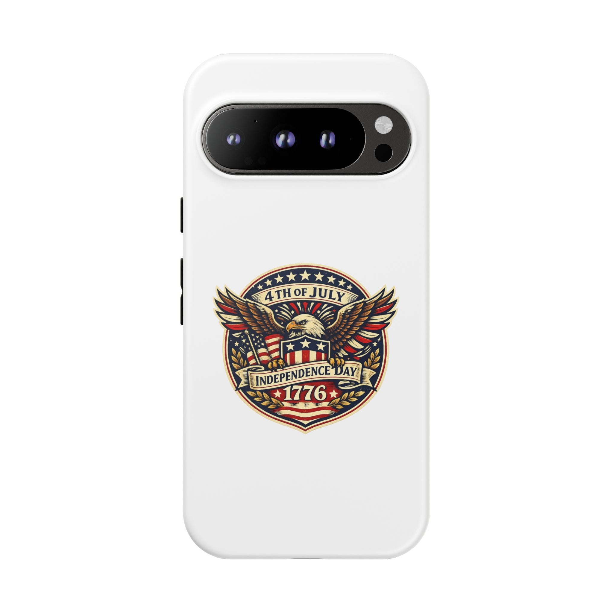 Independence Day 1776 Patriotic Phone Case — 4th of July Eagle Shield Design