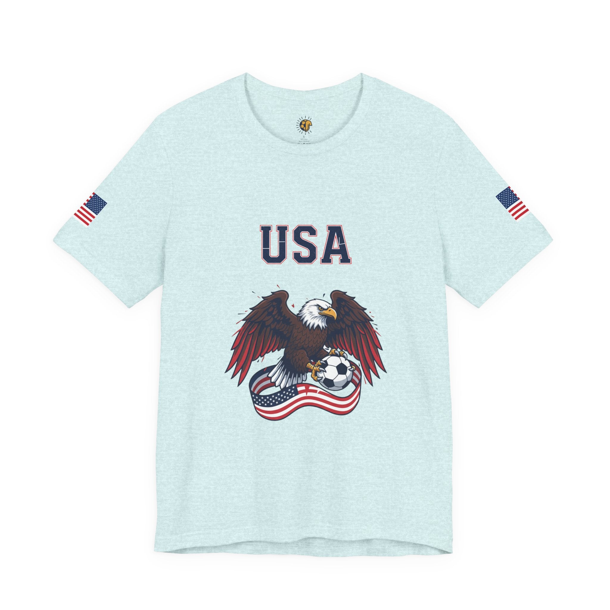 USA Eagle Stadium Football T-Shirt — Patriotic World Cup 2026 Tee