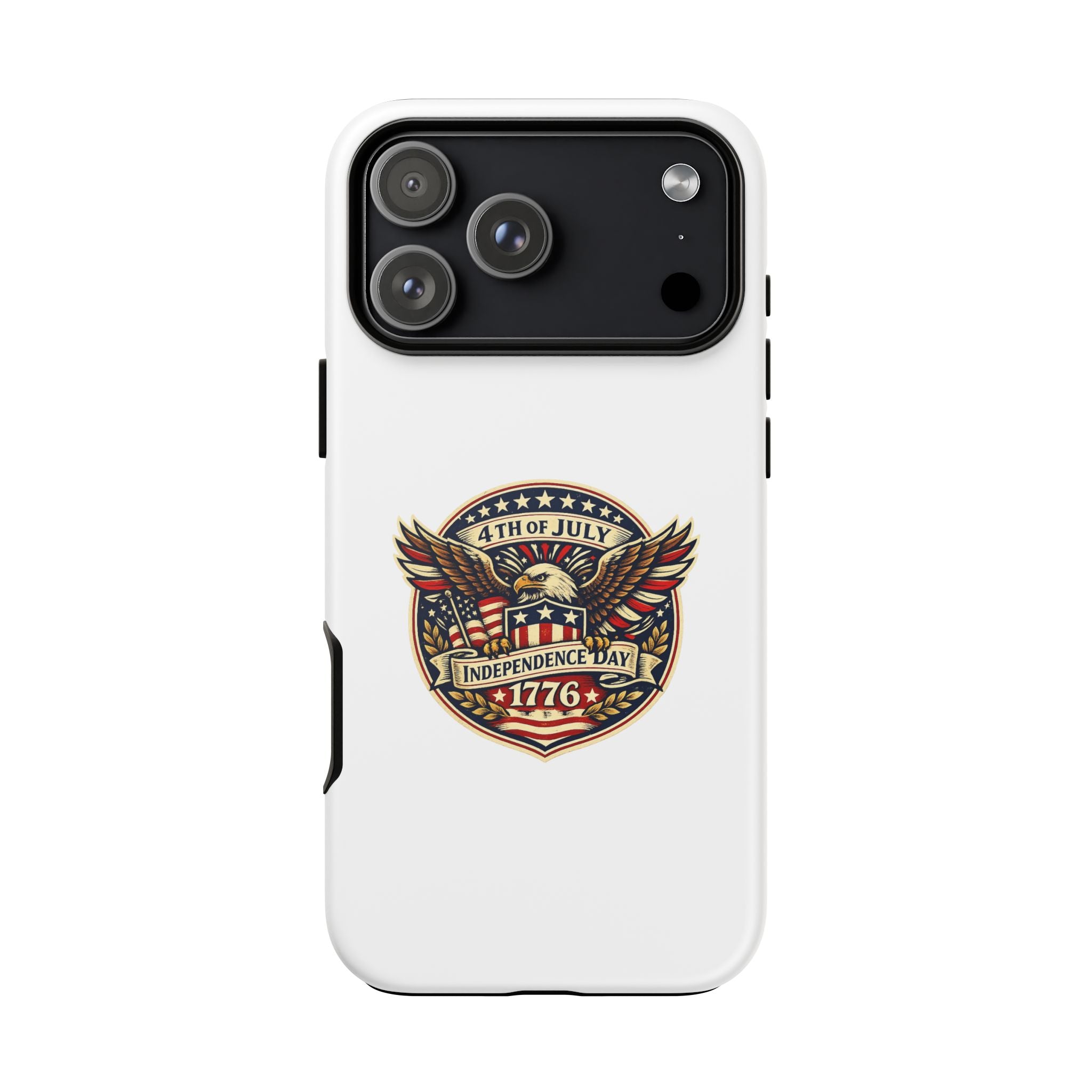 Independence Day 1776 Patriotic Phone Case — 4th of July Eagle Shield Design