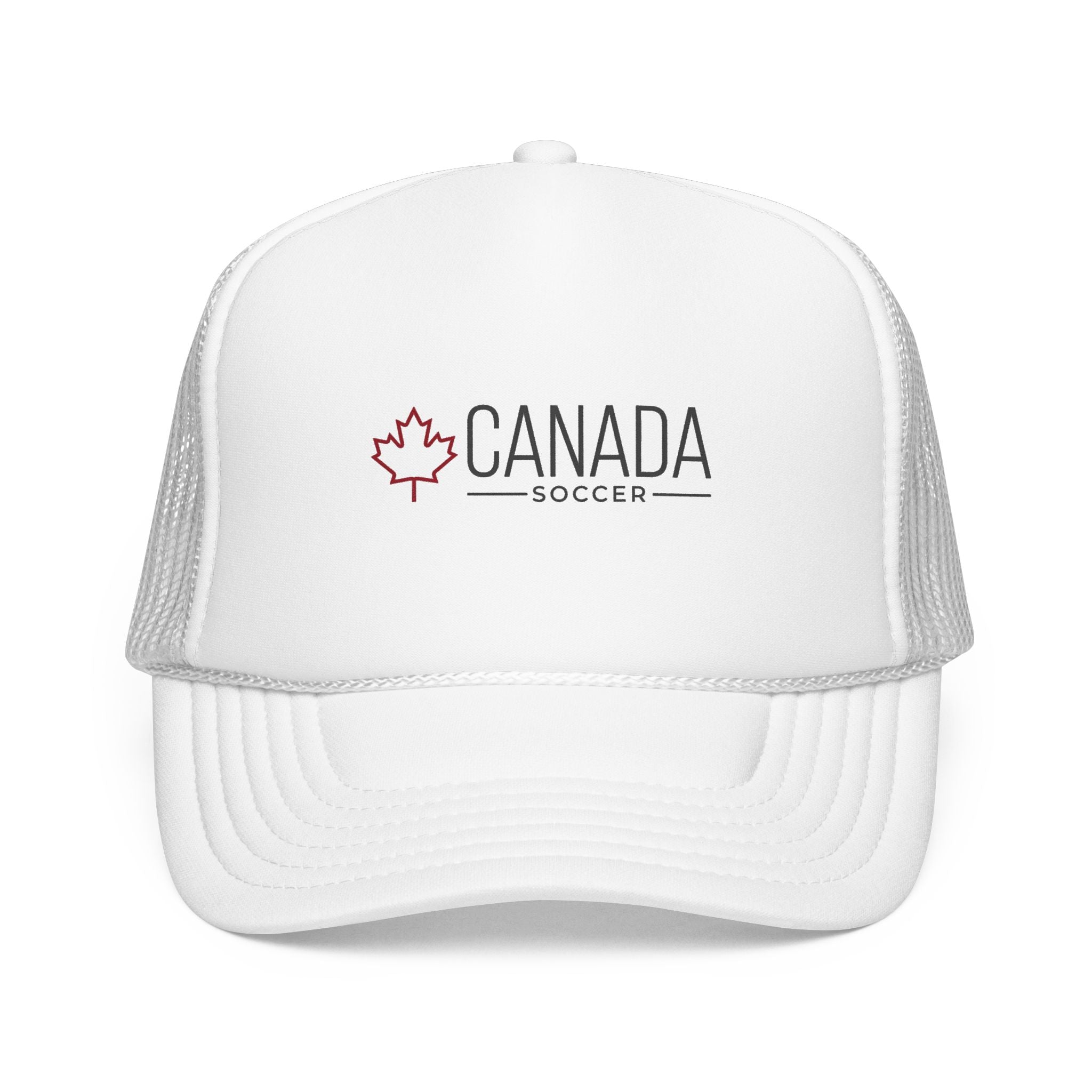 Canada Soccer Foam Trucker Hat — Maple Leaf Soccer Cap