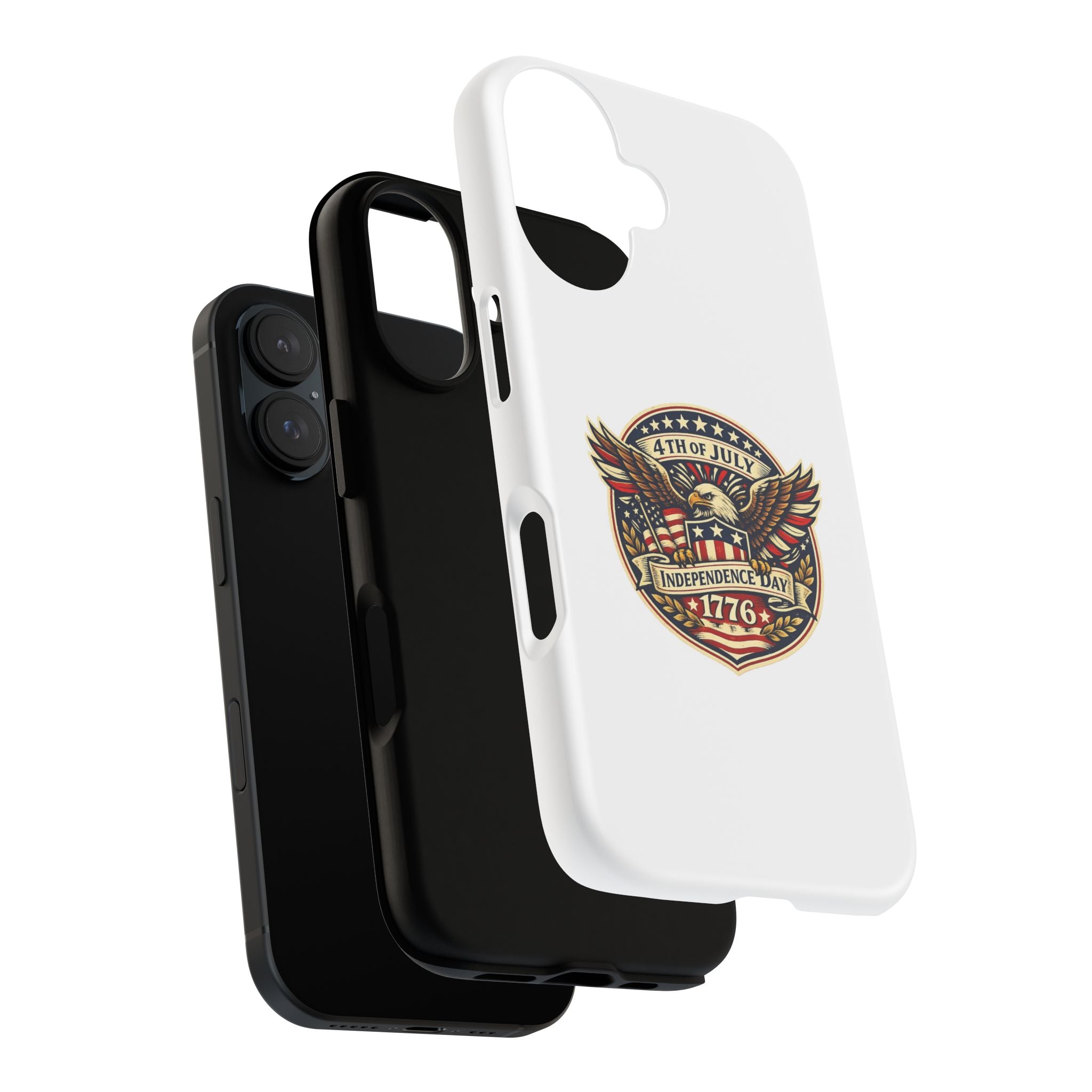 Independence Day 1776 Patriotic Phone Case — 4th of July Eagle Shield Design