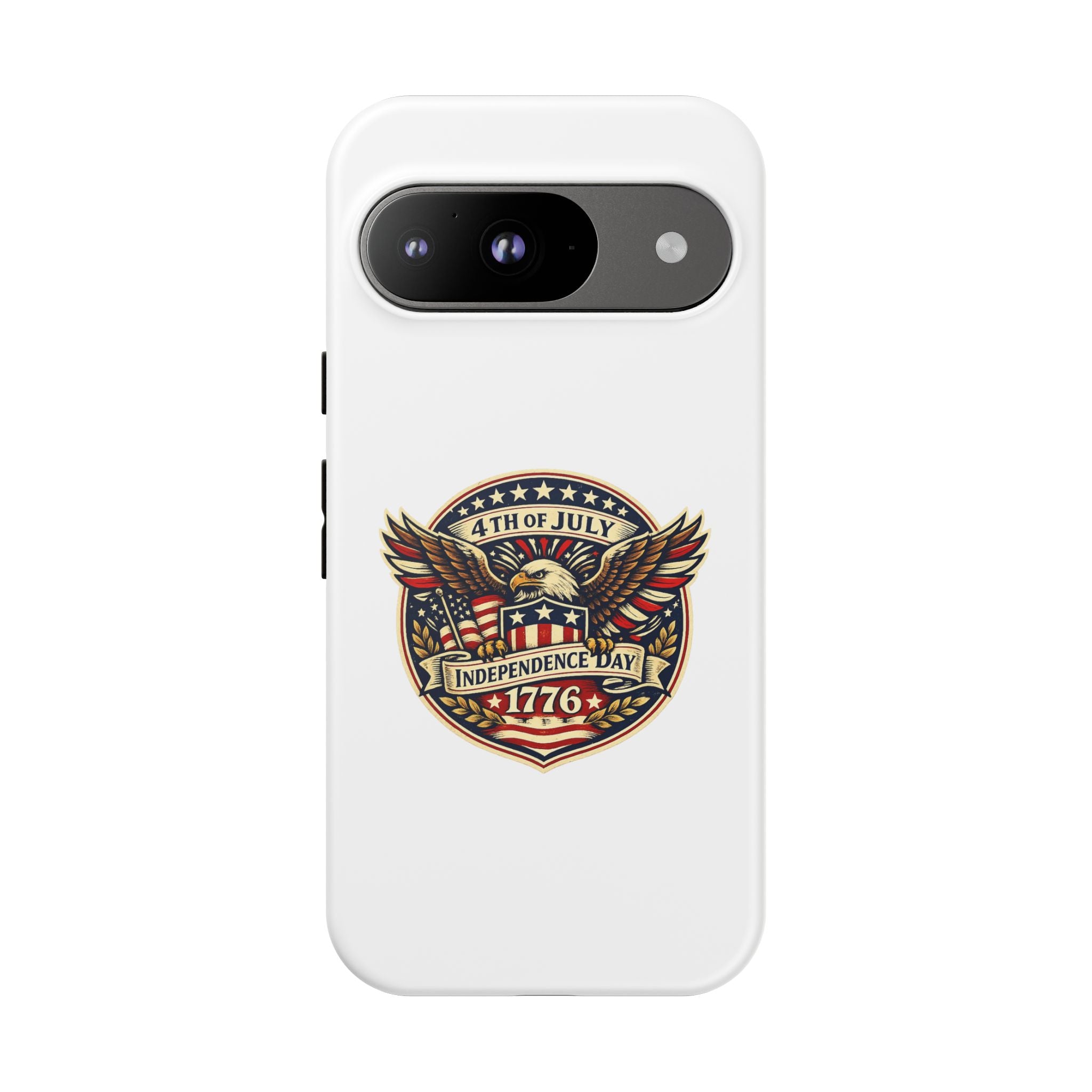 Independence Day 1776 Patriotic Phone Case — 4th of July Eagle Shield Design