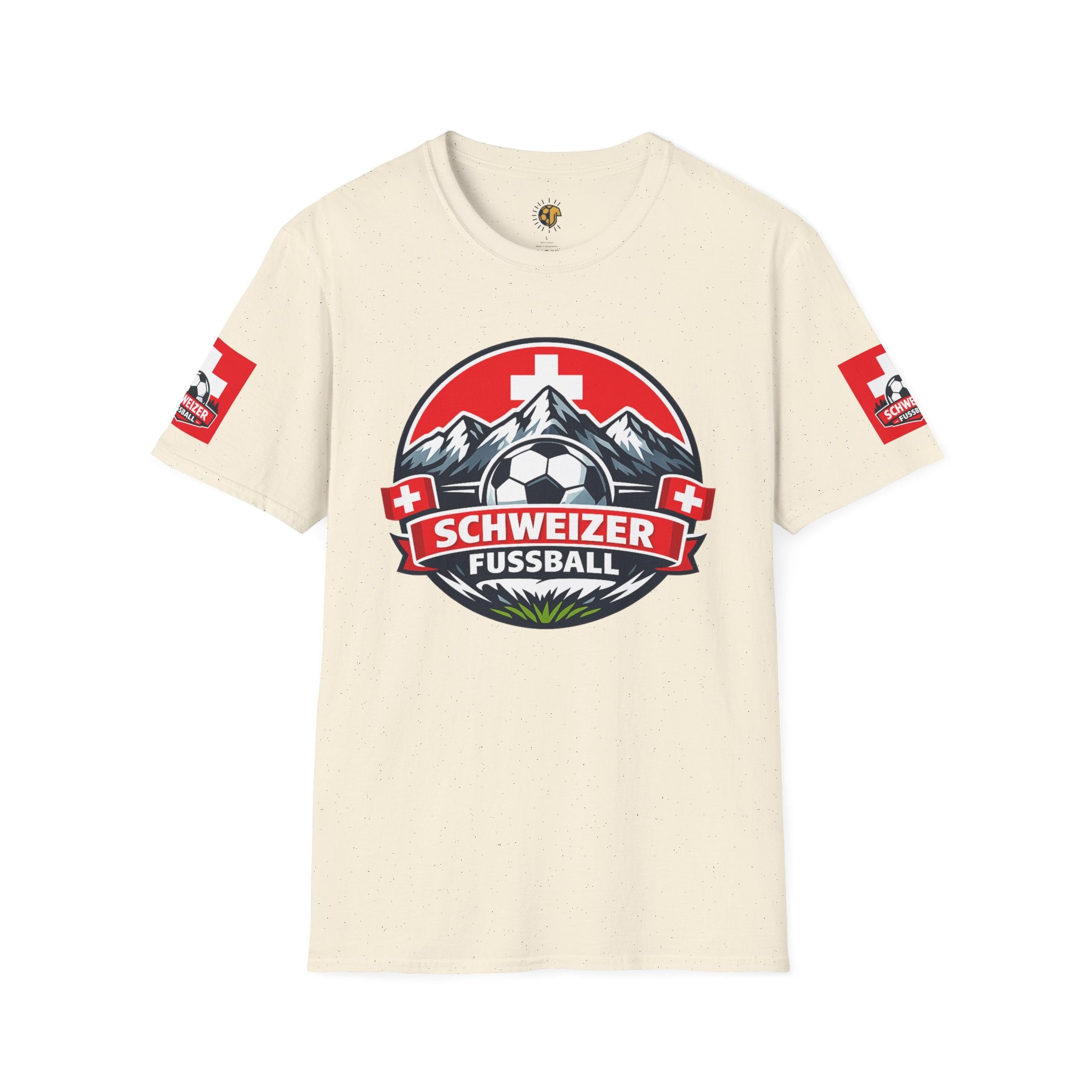 Schweizer Fussball T-Shirt — Swiss Soccer Crest Tee