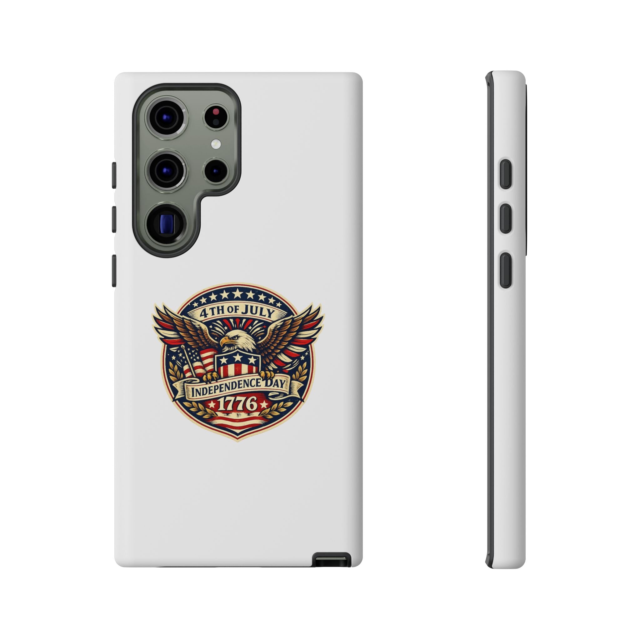 Independence Day 1776 Patriotic Phone Case — 4th of July Eagle Shield Design