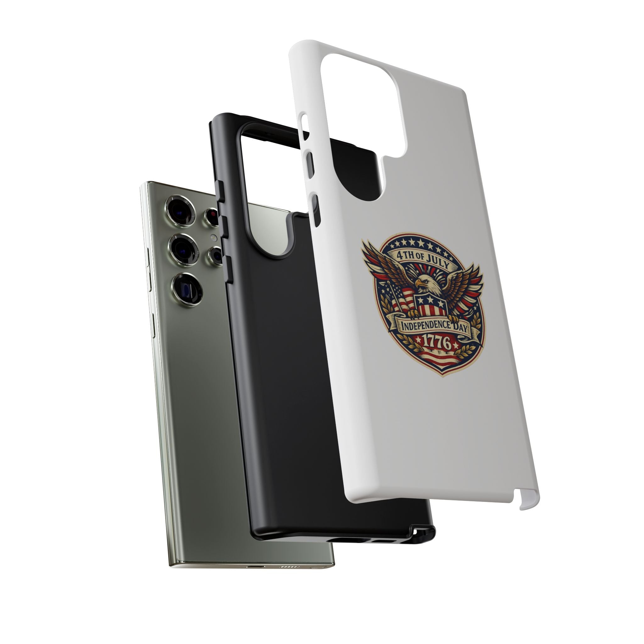 Independence Day 1776 Patriotic Phone Case — 4th of July Eagle Shield Design