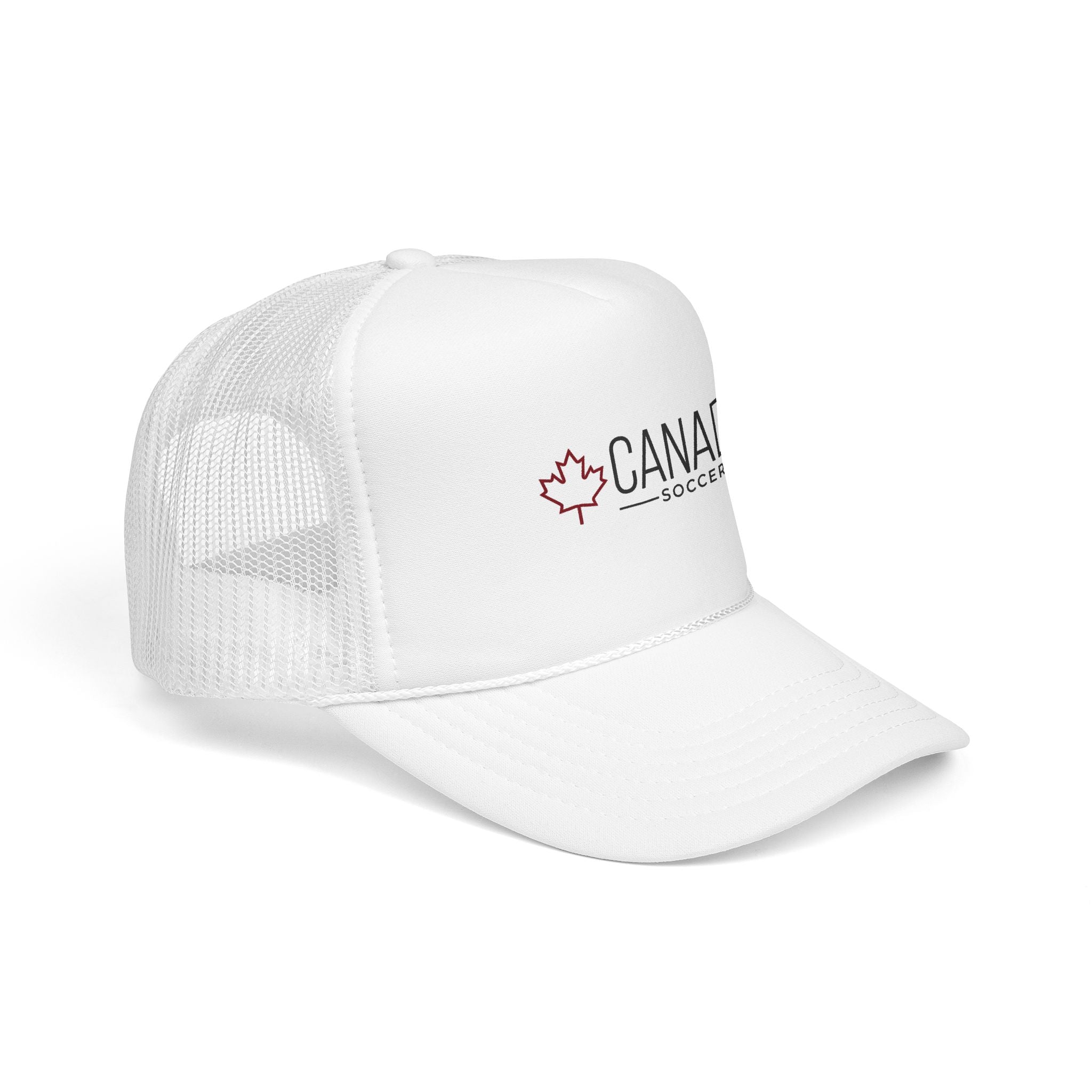 Canada Soccer Foam Trucker Hat — Maple Leaf Soccer Cap