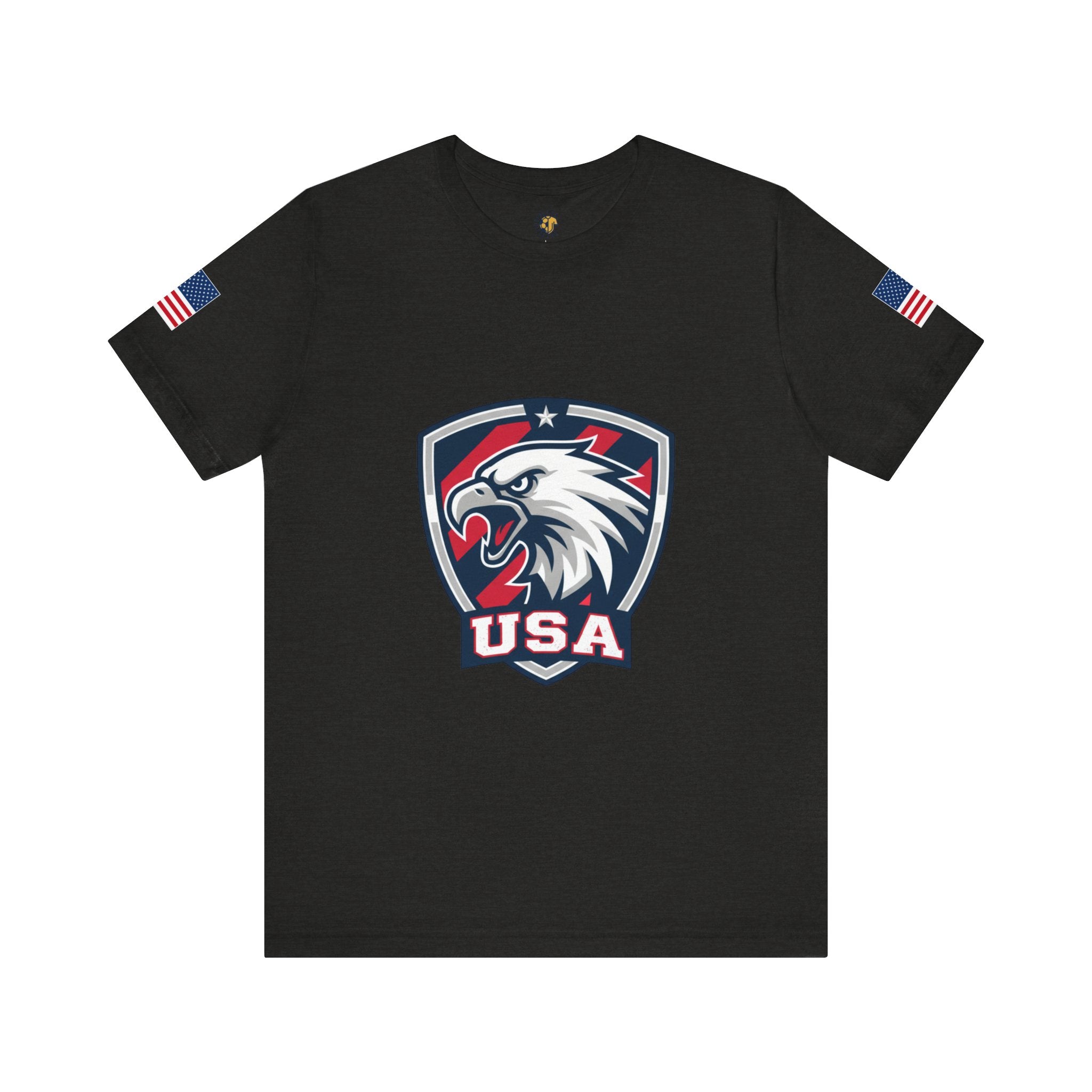USA Eagle Crest Soccer T-Shirt — Patriotic 4th of July / World Cup 2026