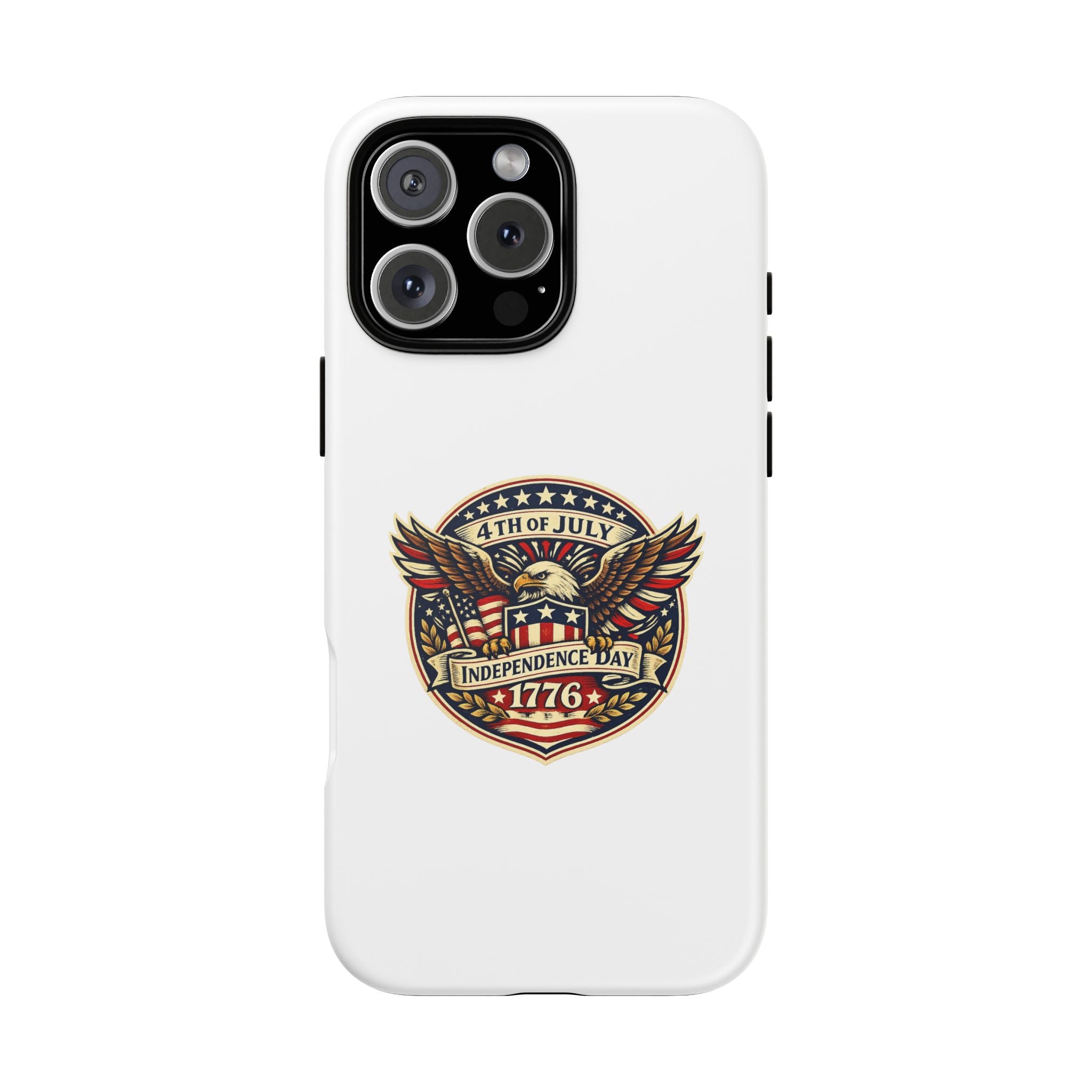 Independence Day 1776 Patriotic Phone Case — 4th of July Eagle Shield Design