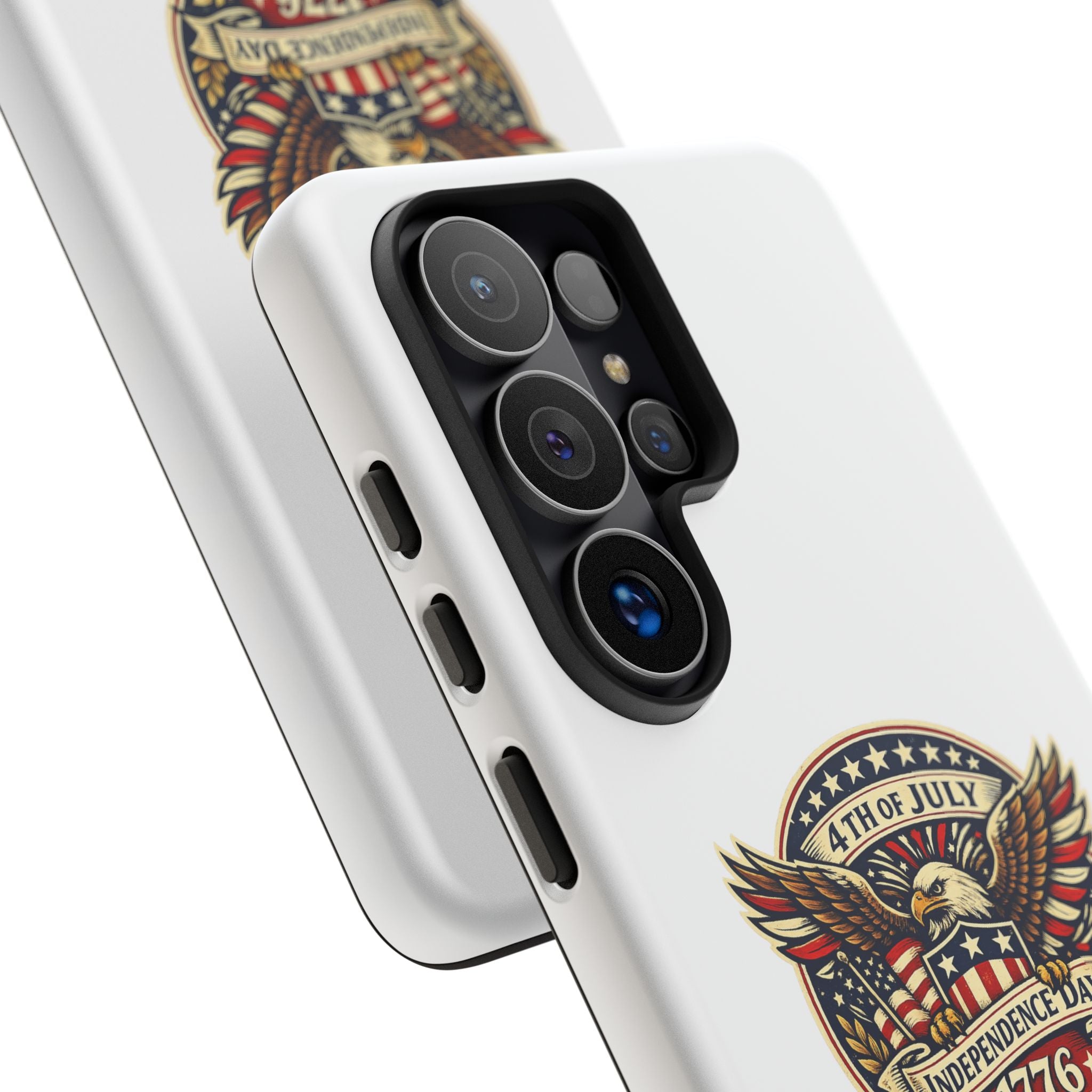 Independence Day 1776 Patriotic Phone Case — 4th of July Eagle Shield Design