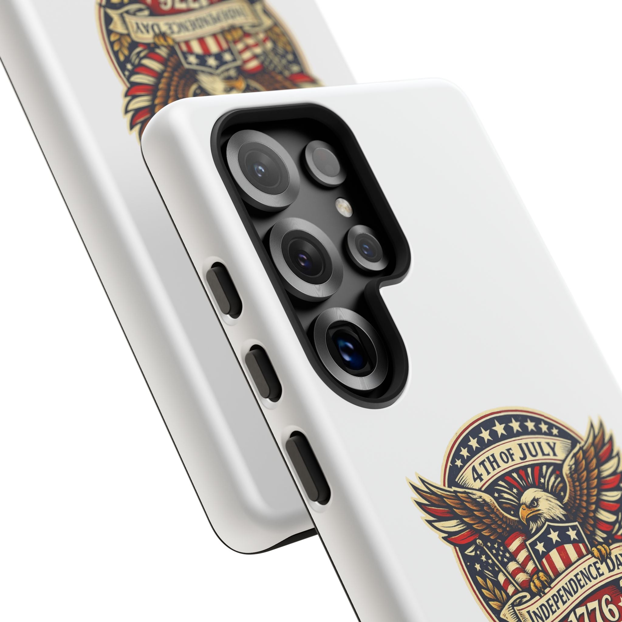 Independence Day 1776 Patriotic Phone Case — 4th of July Eagle Shield Design