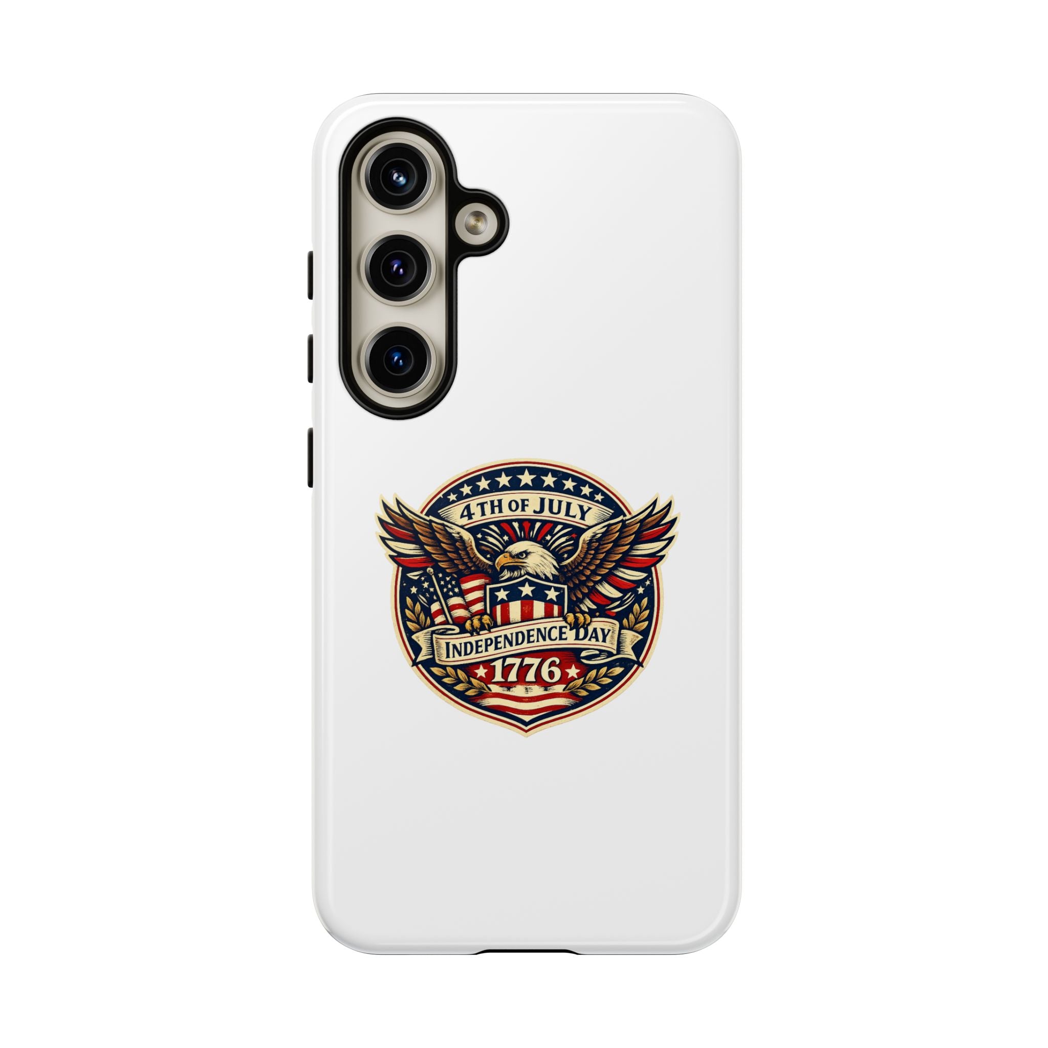 Independence Day 1776 Patriotic Phone Case — 4th of July Eagle Shield Design