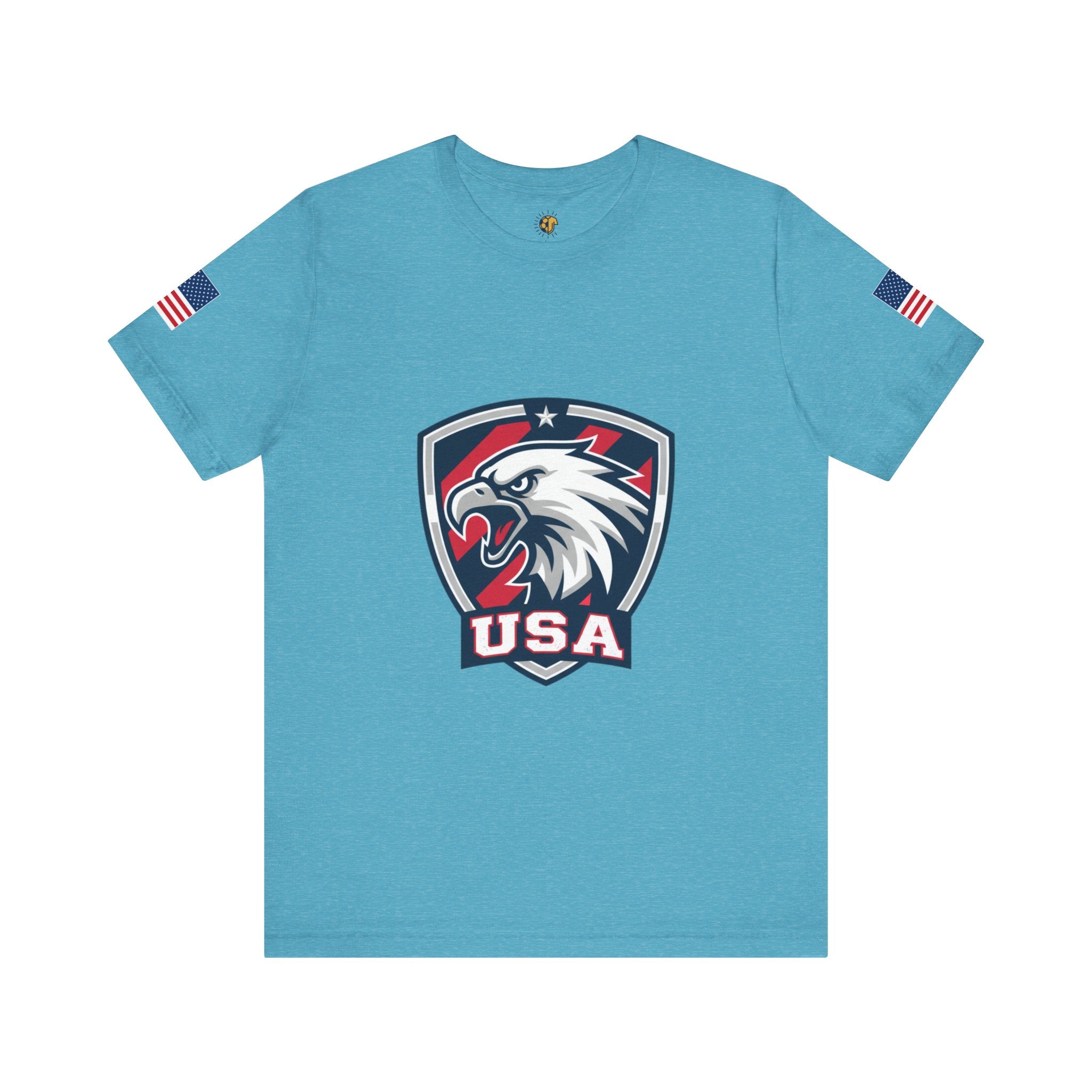 USA Eagle Crest Soccer T-Shirt — Patriotic 4th of July / World Cup 2026