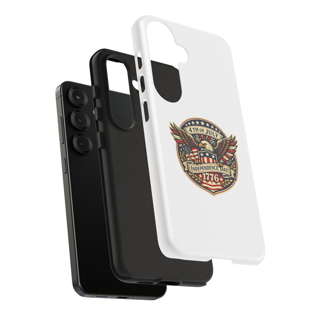 Independence Day 1776 Patriotic Phone Case — 4th of July Eagle Shield Design