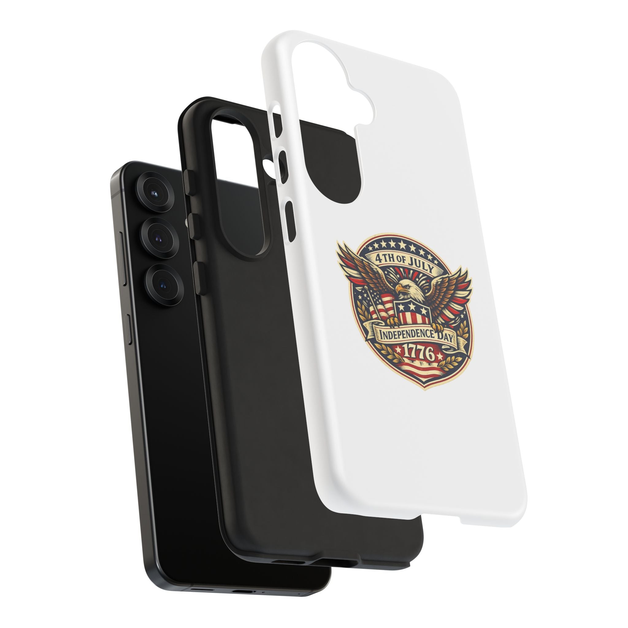 Independence Day 1776 Patriotic Phone Case — 4th of July Eagle Shield Design