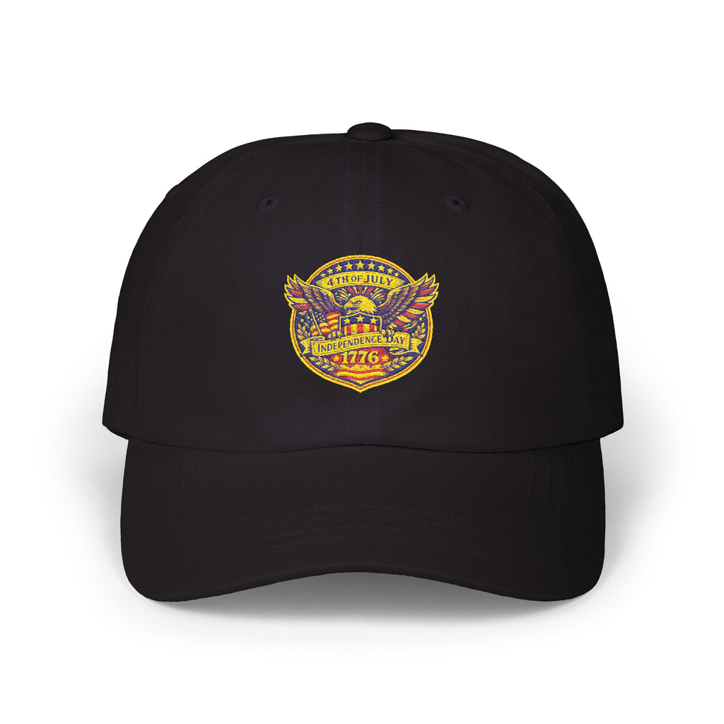 Vintage 1776 Eagle Dad Cap — Patriotic Embroidered Baseball Hat