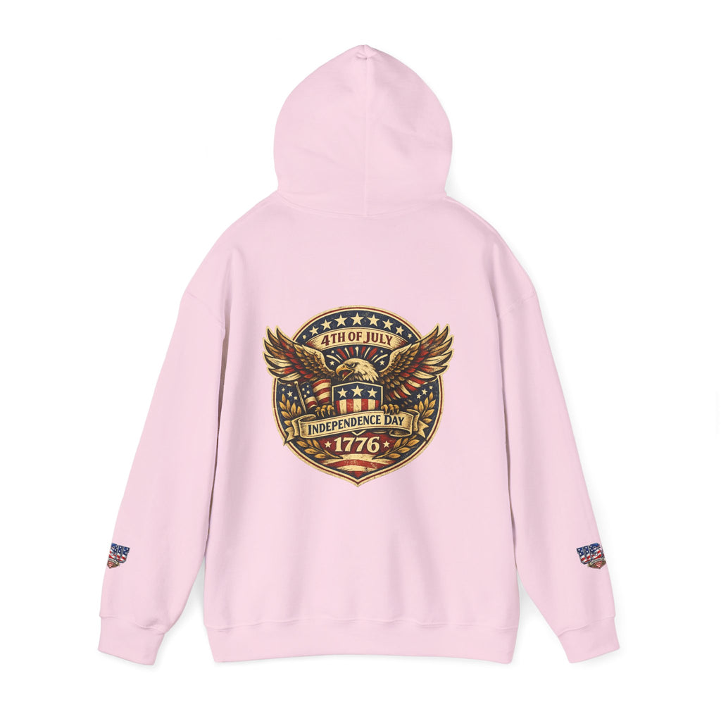 Independence Day 1776 Hoodie – 4th of July Patriotic Eagle Sweatshirt