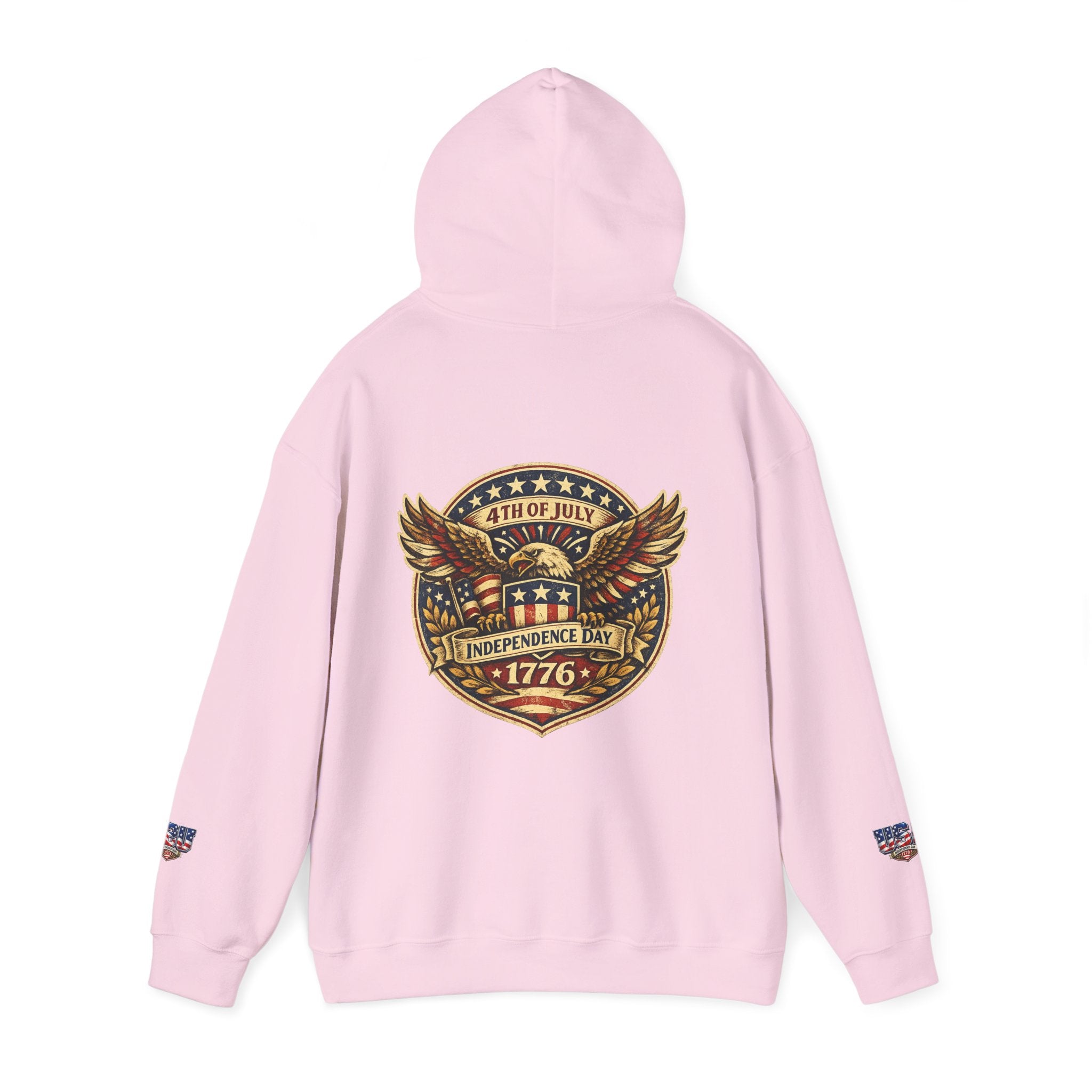 Independence Day 1776 Hoodie – 4th of July Patriotic Eagle Sweatshirt