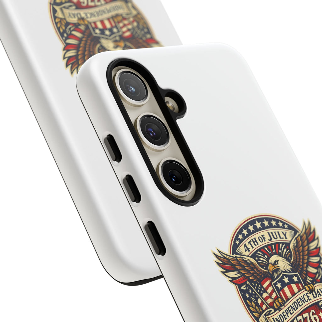 Independence Day 1776 Patriotic Phone Case — 4th of July Eagle Shield Design