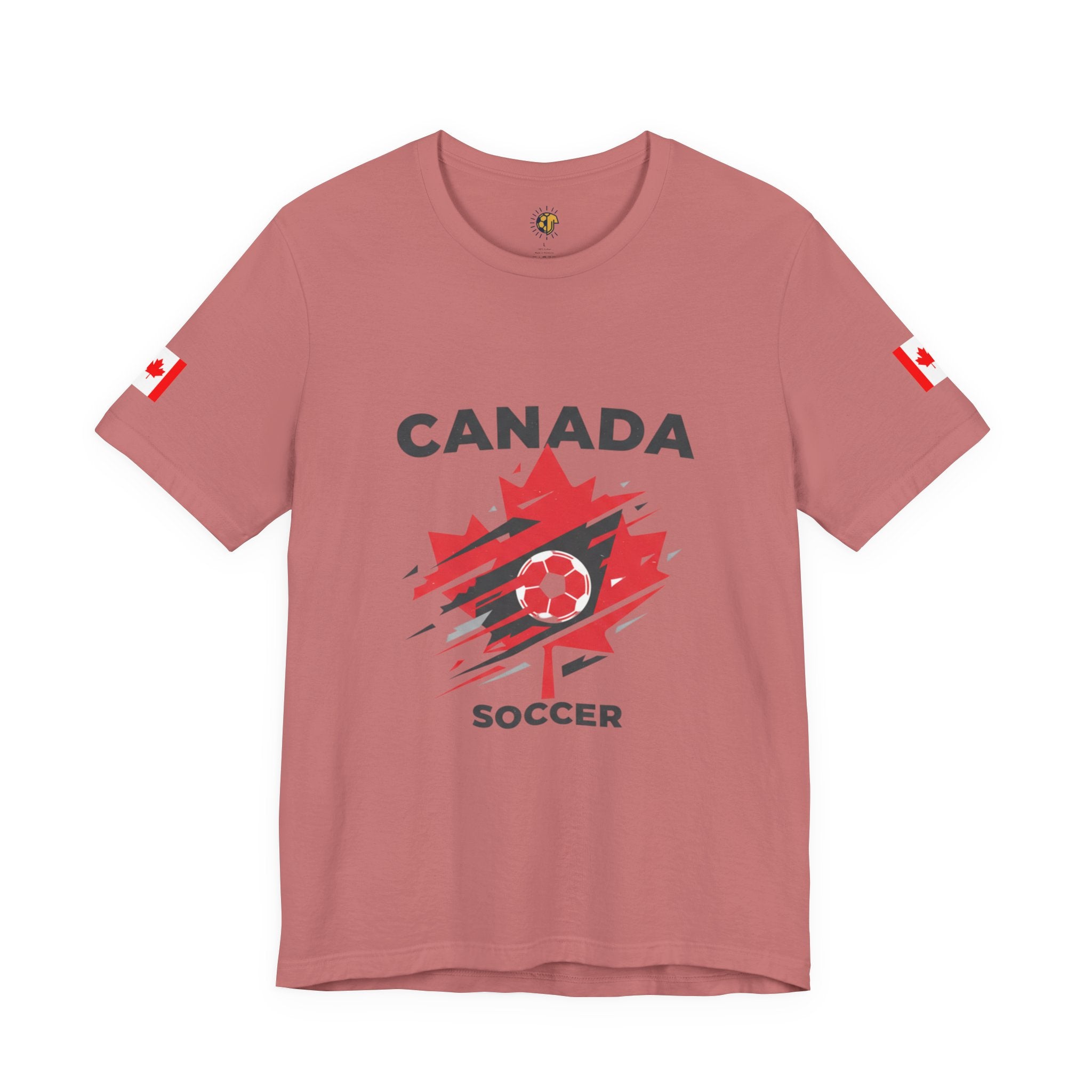 Canada Soccer Maple Leaf Tee — Canadian World Cup 2026 Fan Shirt
