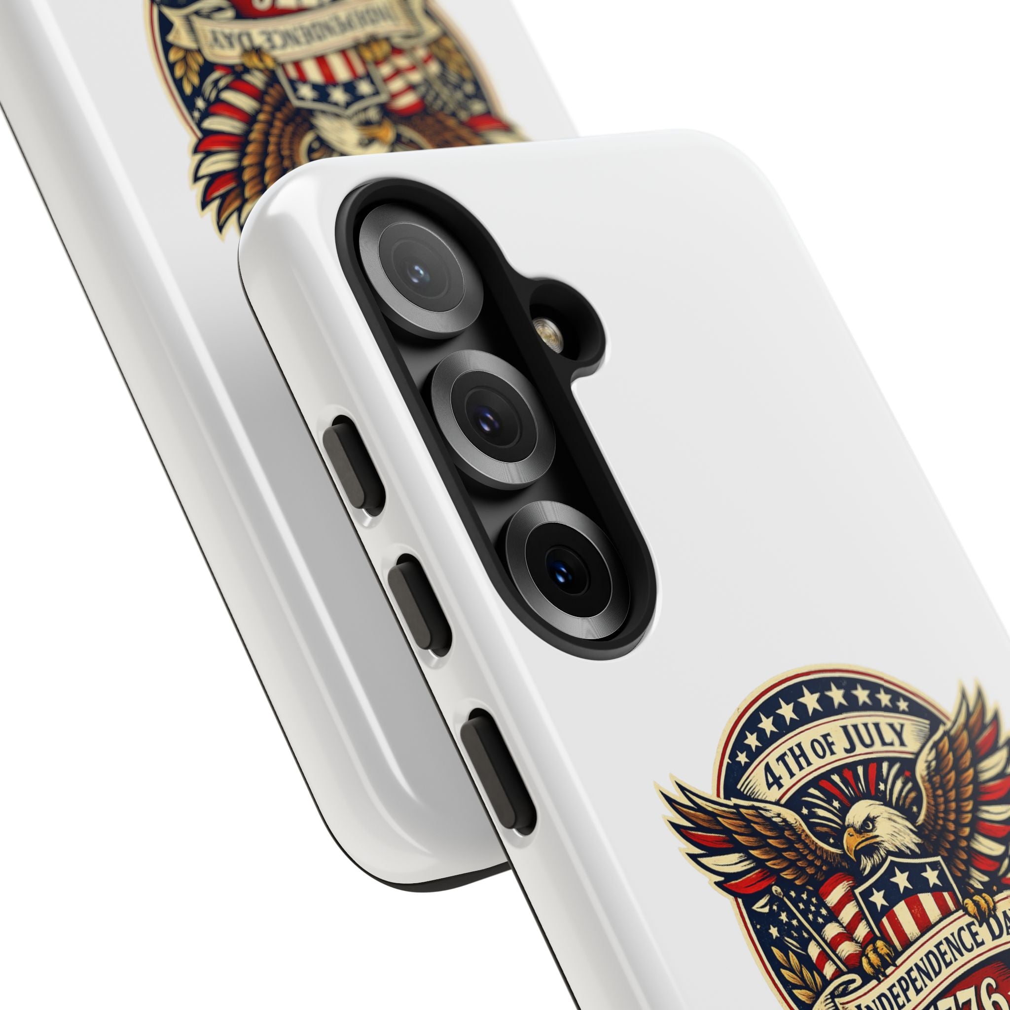 Independence Day 1776 Patriotic Phone Case — 4th of July Eagle Shield Design